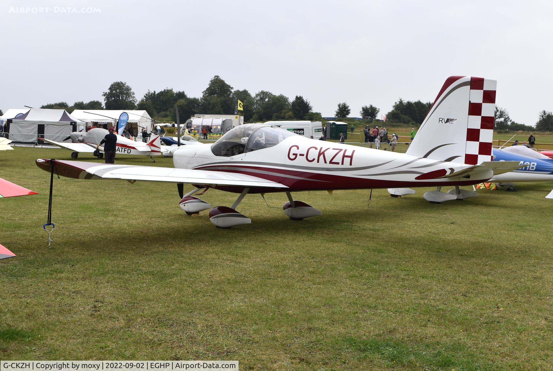 G-CKZH, 2016 Vans RV-12 C/N 120921, Vans RV-12 at Popham. Ex N11SQ