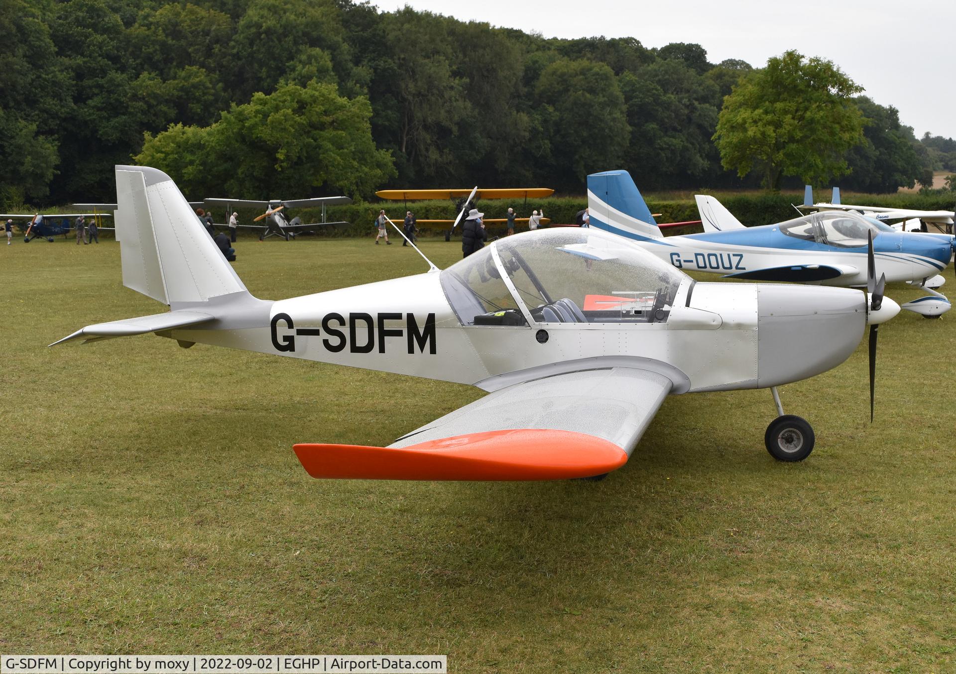 G-SDFM, 2002 Aerotechnik EV-97 Eurostar C/N PFA 315-13884, Aerotechnik EV-97 Eurostar at Popham.