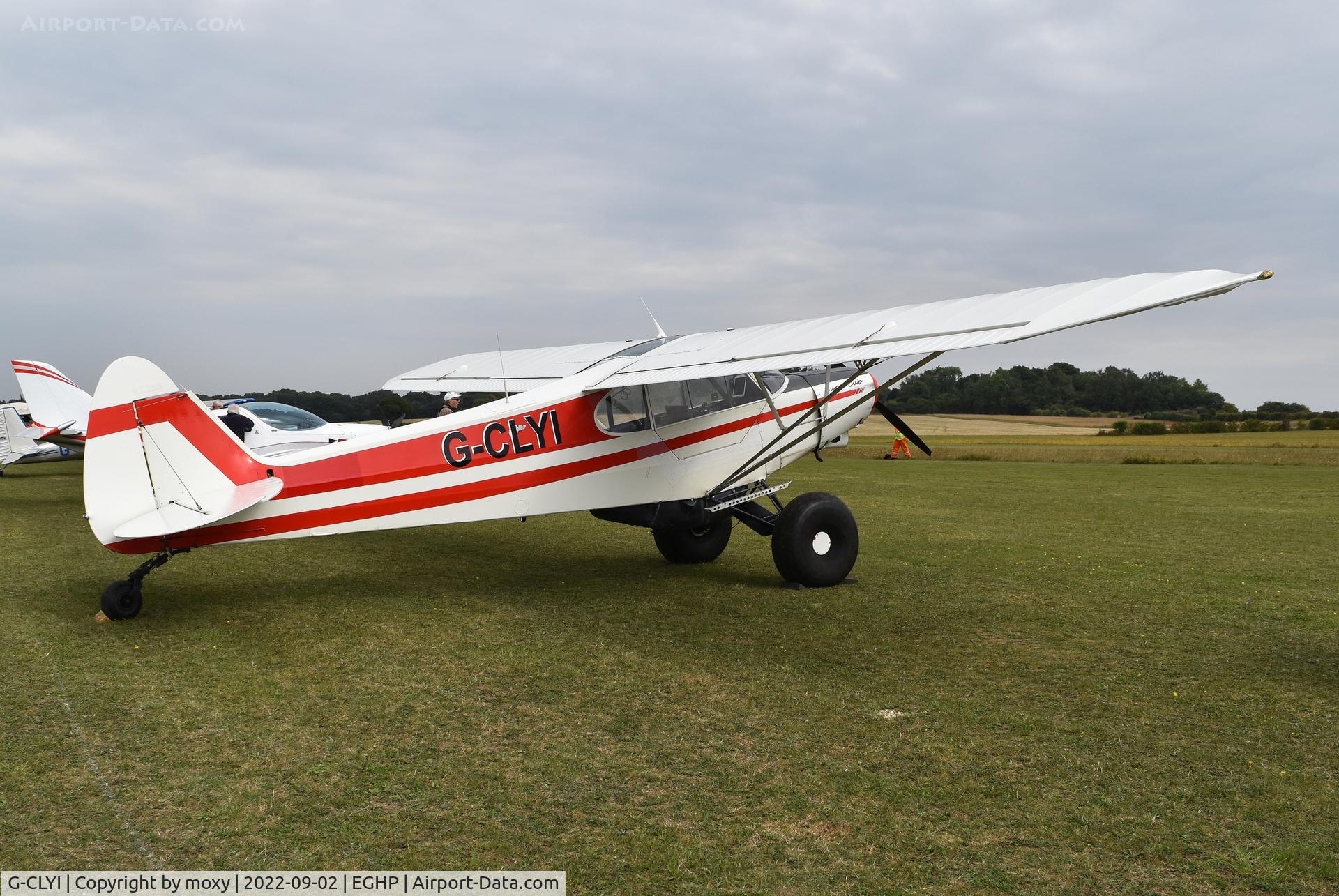 G-CLYI, 1981 Piper PA-18-150 Super Cub Super Cub C/N 18-8109006, Piper PA-18-150 Super Cub at Popham. Ex D-EWAS
