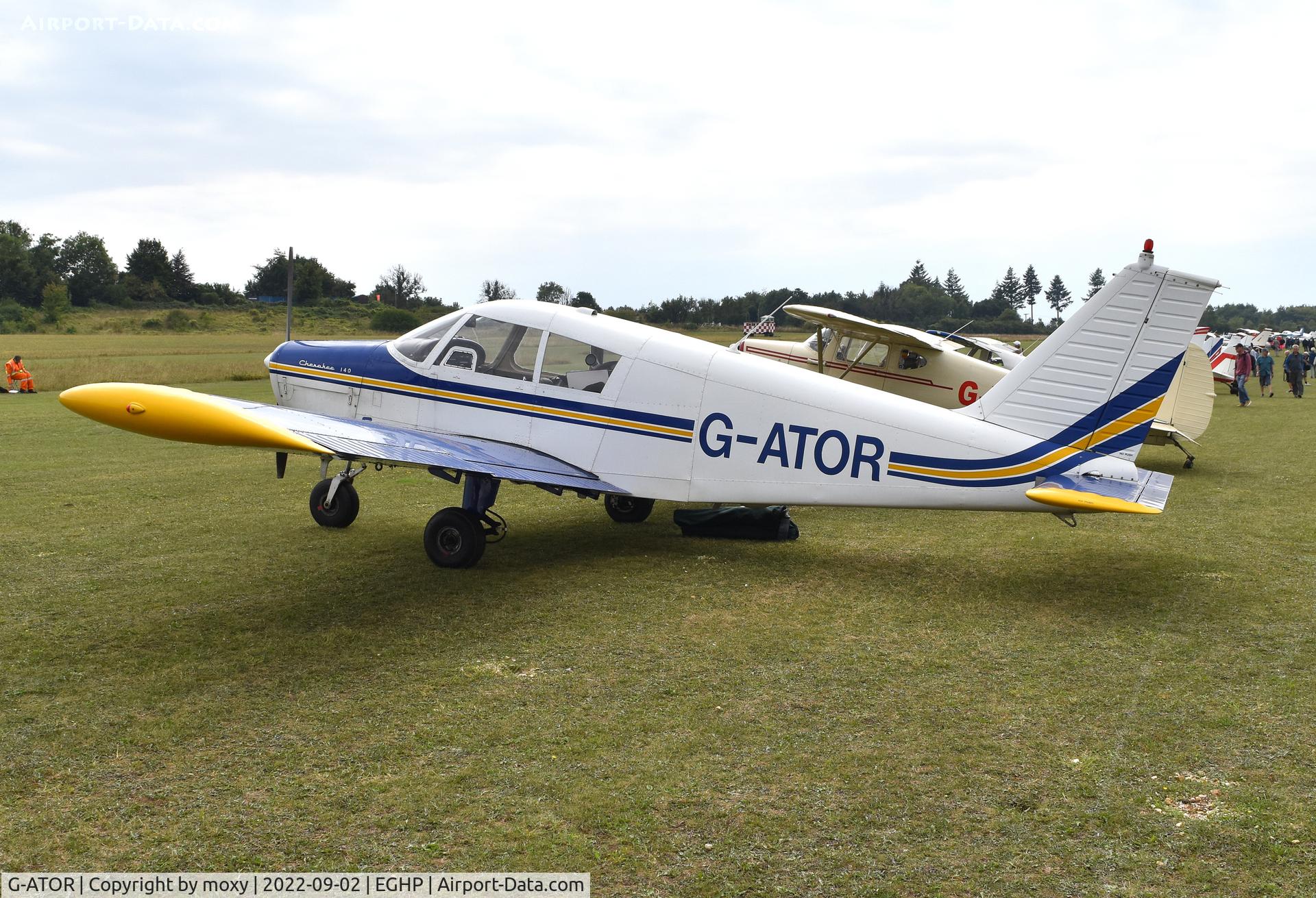 G-ATOR, 1966 Piper PA-28-140 Cherokee C/N 28-21696, Piper PA-28-140 Cherokee at Popham.