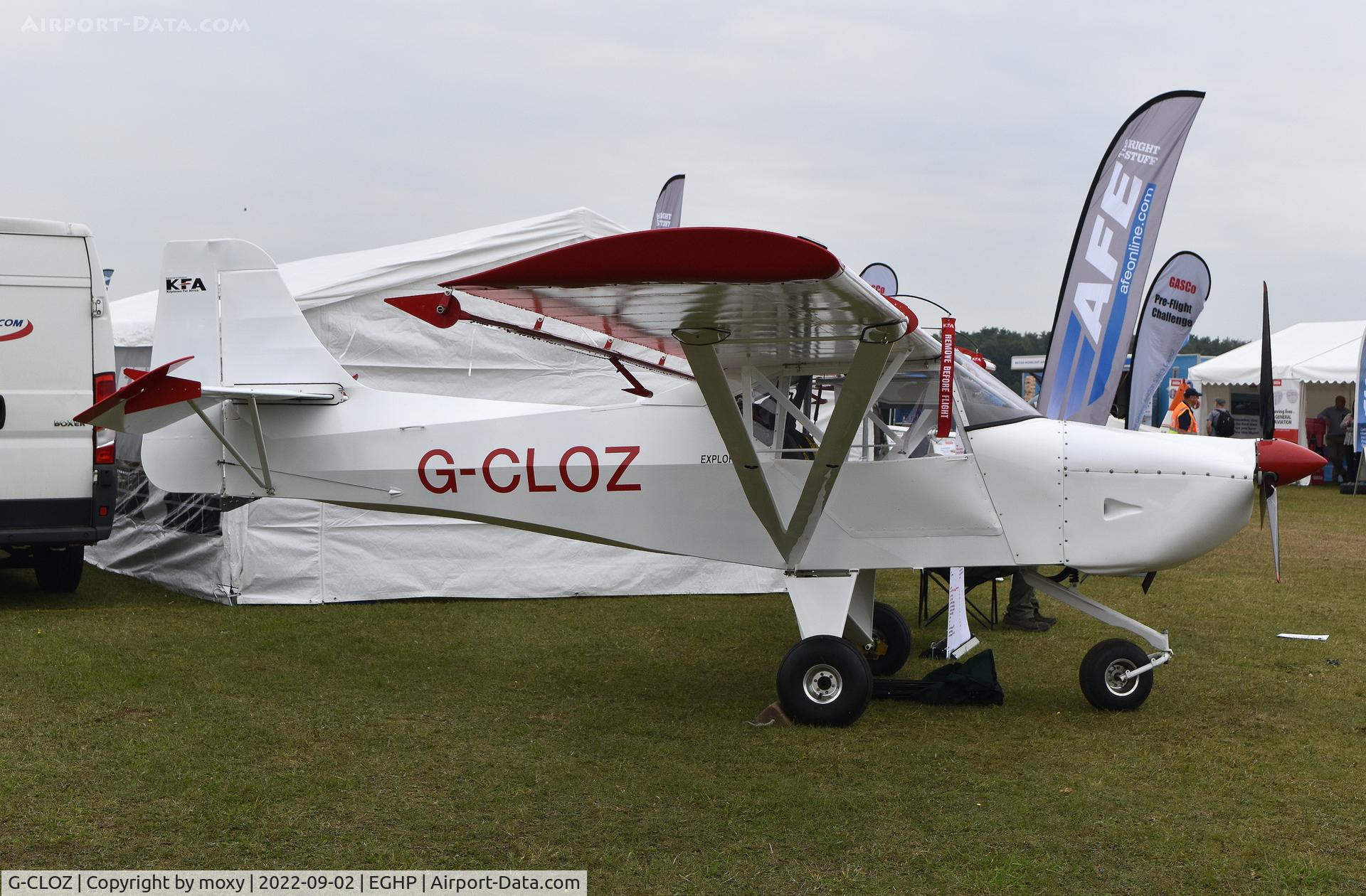 G-CLOZ, 2020 Sprite KFA Explorer C/N LAA 417-15662, Sprite KFA Explorer at Popham.