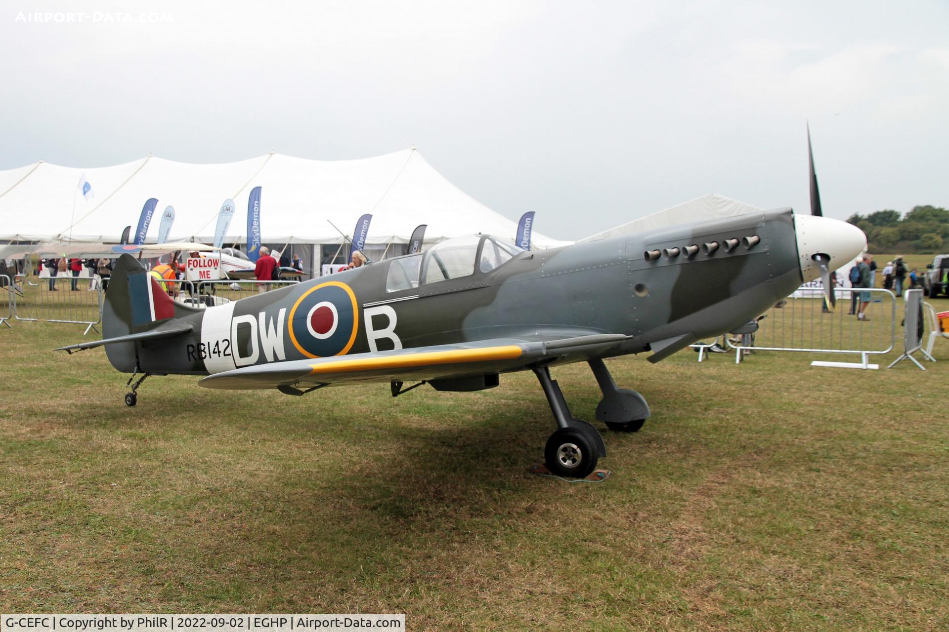 G-CEFC, 2006 Supermarine Aircraft Spitfire Mk.26 C/N PFA 324-14417, G-CEFC 2006 Spitfire Mark 26 LAA Rally Popham