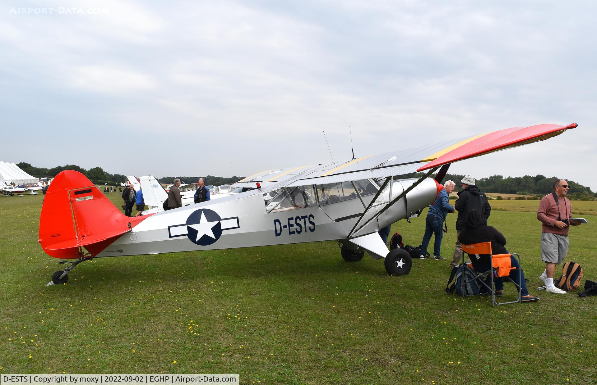 D-ESTS, 1962 Piper PA-18-150 Super Cub Super Cub C/N 18-7893, Piper PA-18-150 Super Cub at Popham.
