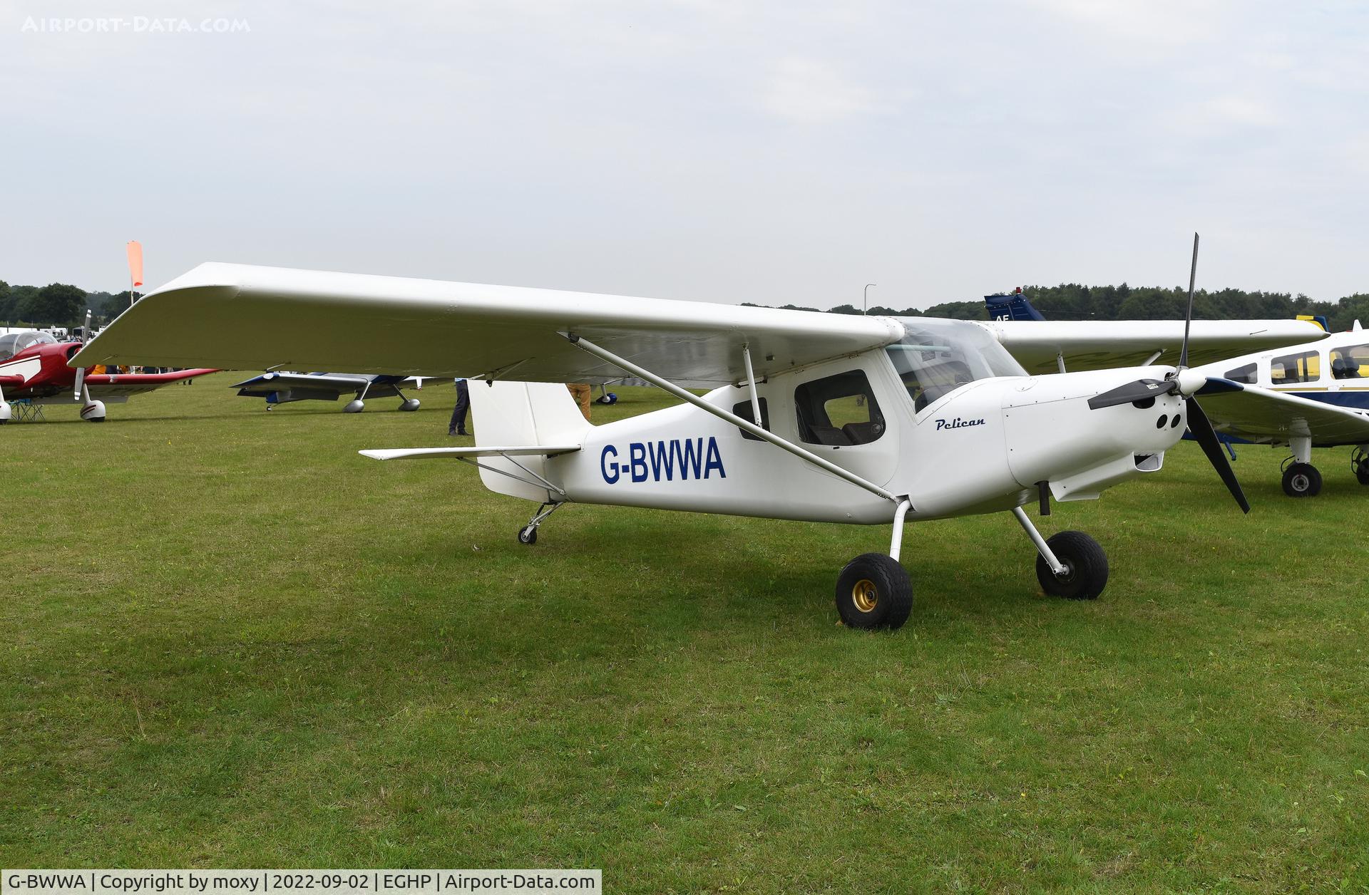 G-BWWA, 1996 Ultravia Pelican Club GS C/N PFA 165-12242, Ultravia Pelican Club GS at Popham.