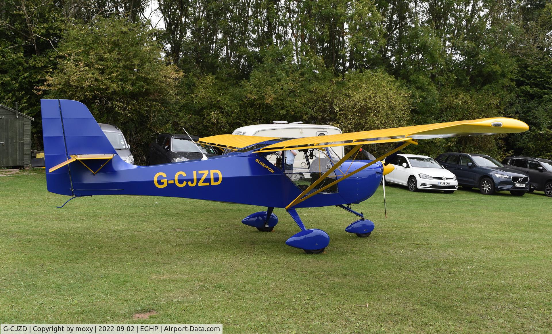 G-CJZD, 2017 Aeropro Eurofox 912(S) C/N LAA 376-15437, Aeropro Eurofox 912 at Popham.