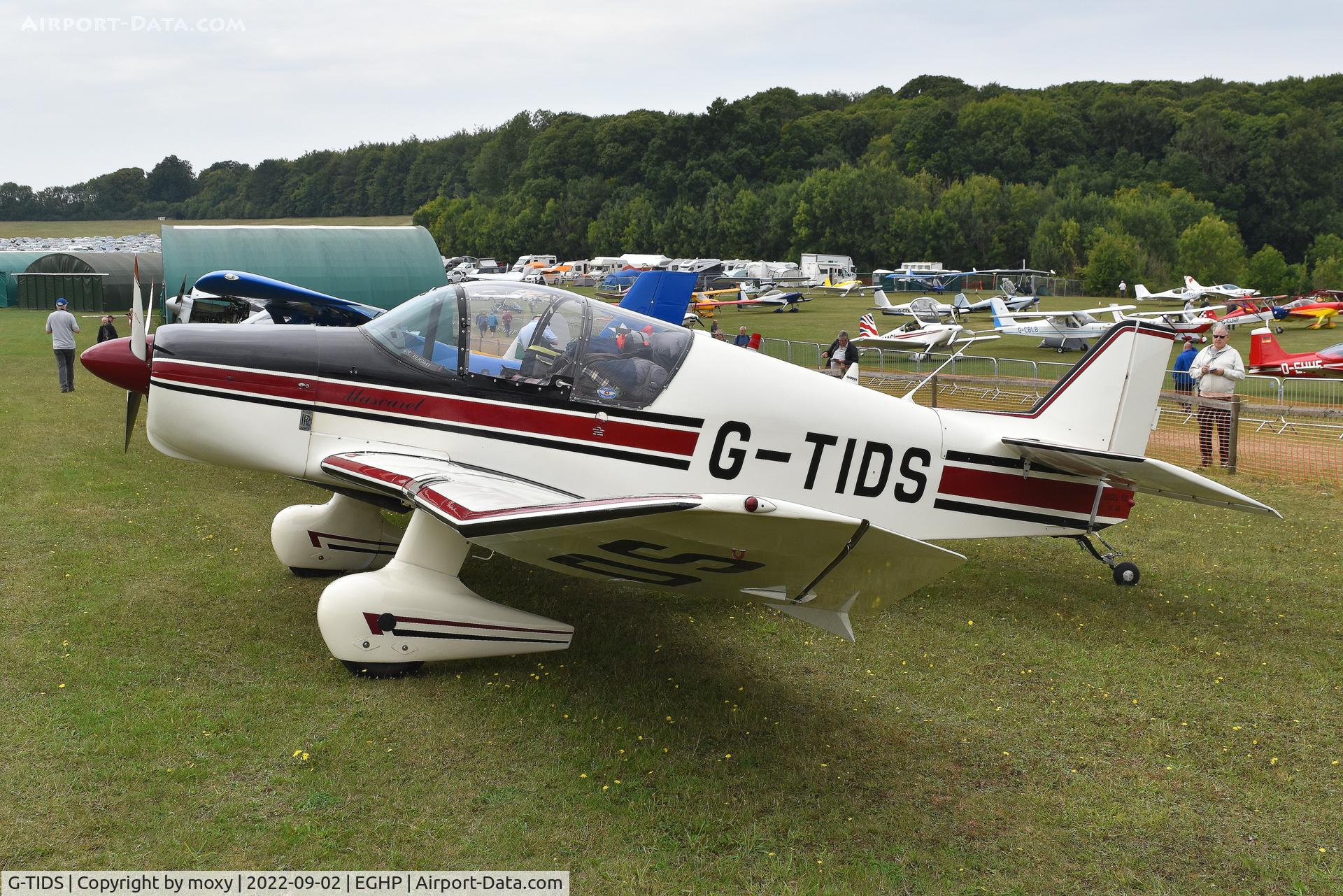 G-TIDS, 1964 Jodel D-150 Mascaret C/N 44, Jodel D-150 Mascaret at Popham. Ex OO-GAN