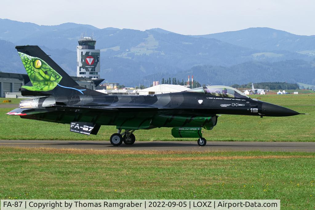 FA-87, SABCA F-16AM Fighting Falcon C/N 6H-87, Belgium - Air Force Lockheed Martin F-16AM 