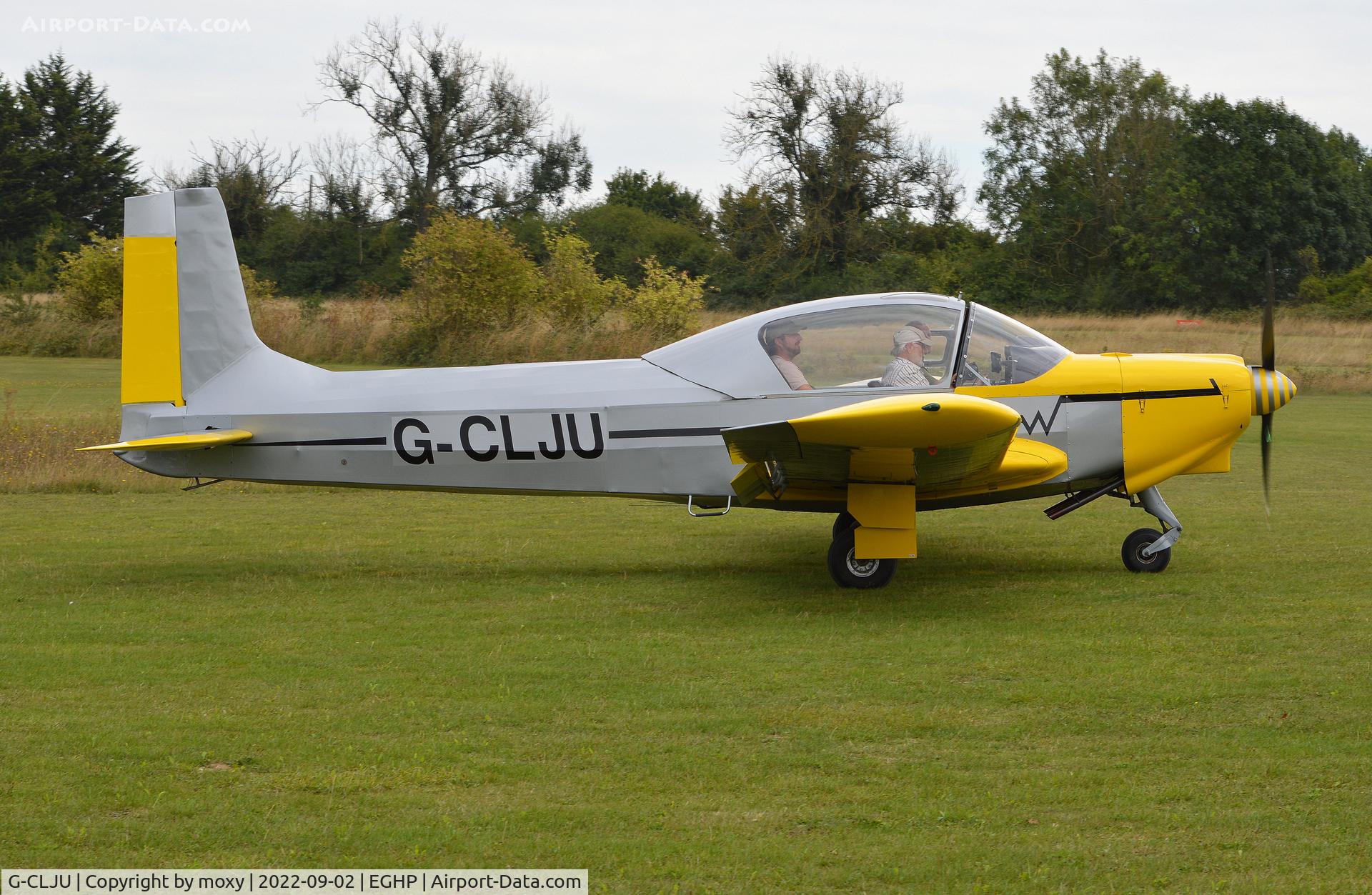 G-CLJU, 1961 Wassmer WA-40 Super IV C/N 30, Wassmer WA-40 at Popham. Ex D-EJAE