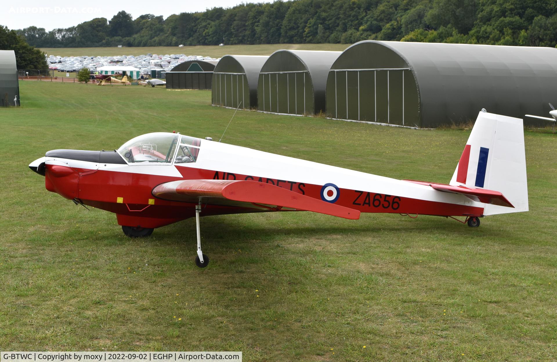 G-BTWC, 1980 Slingsby T-61F Venture T2 C/N 1975, Slingsby T-61F Venture T2 at Popham.