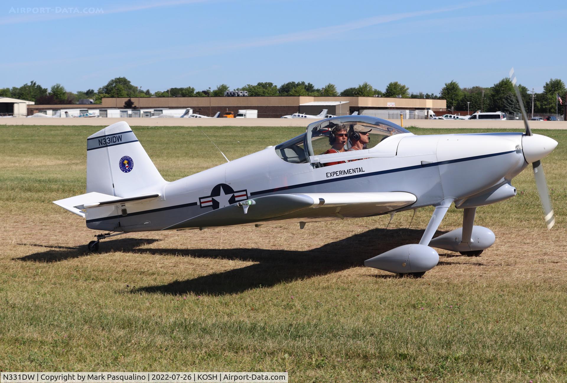 N331DW, 2001 Watson Darrel E DW1 C/N 001, Vans RV-6