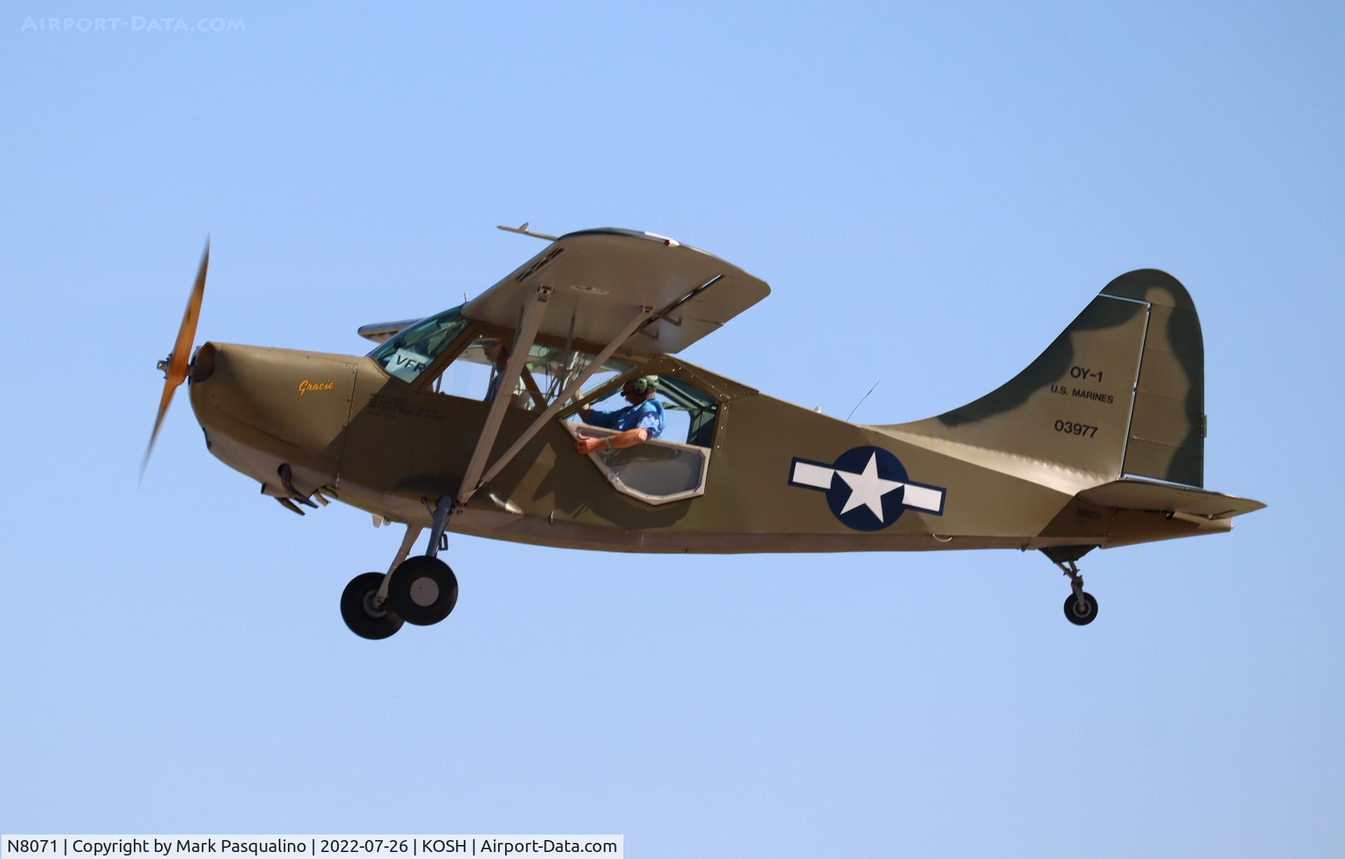 N8071, 1945 Stinson L-5E Sentinel C/N 44-18071, Stinson L-5E