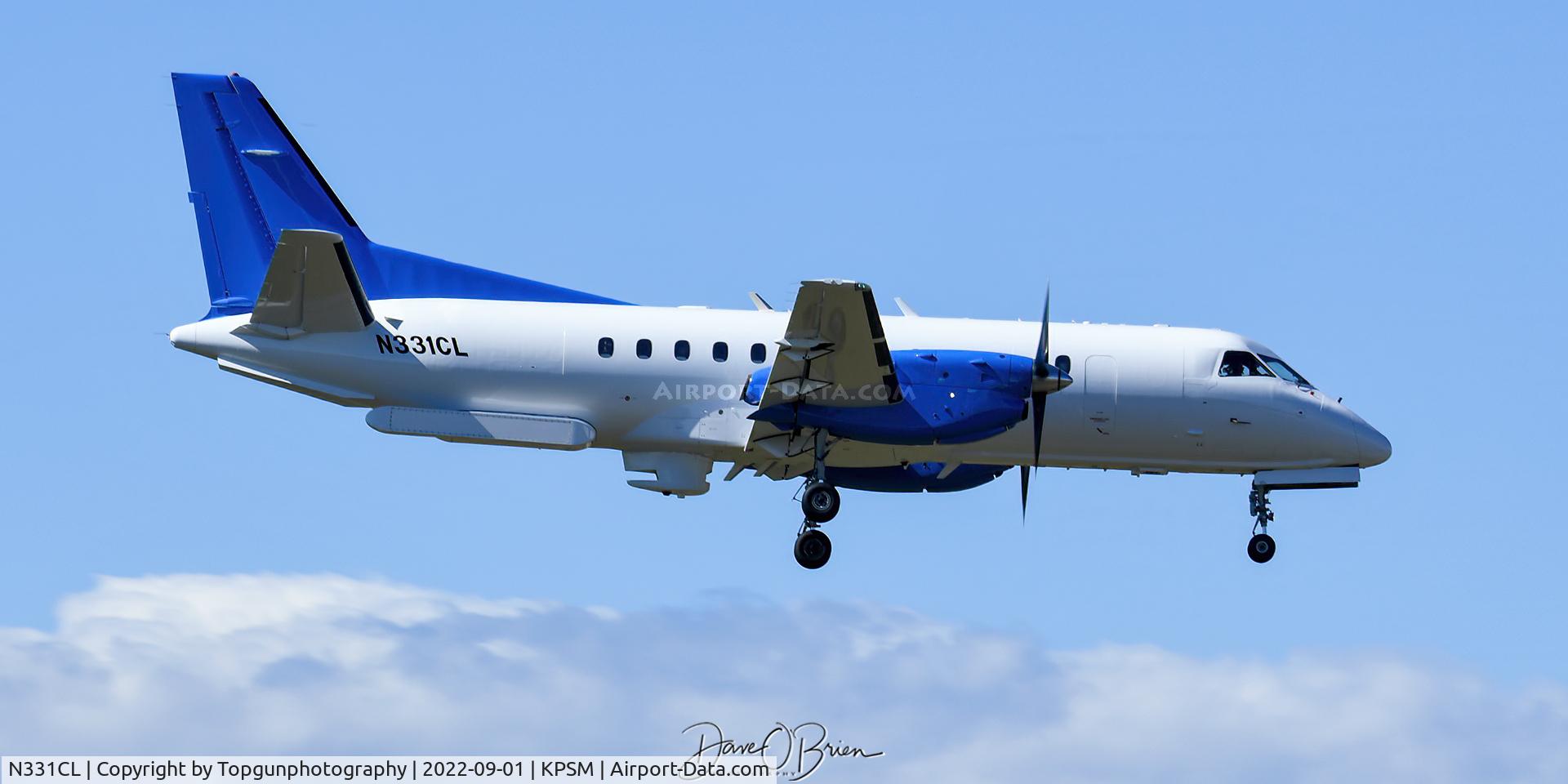 N331CL, 1992 Saab 340B C/N 340B-331, RESEARCH1CL, now working out of KBED for a MIT test bed.