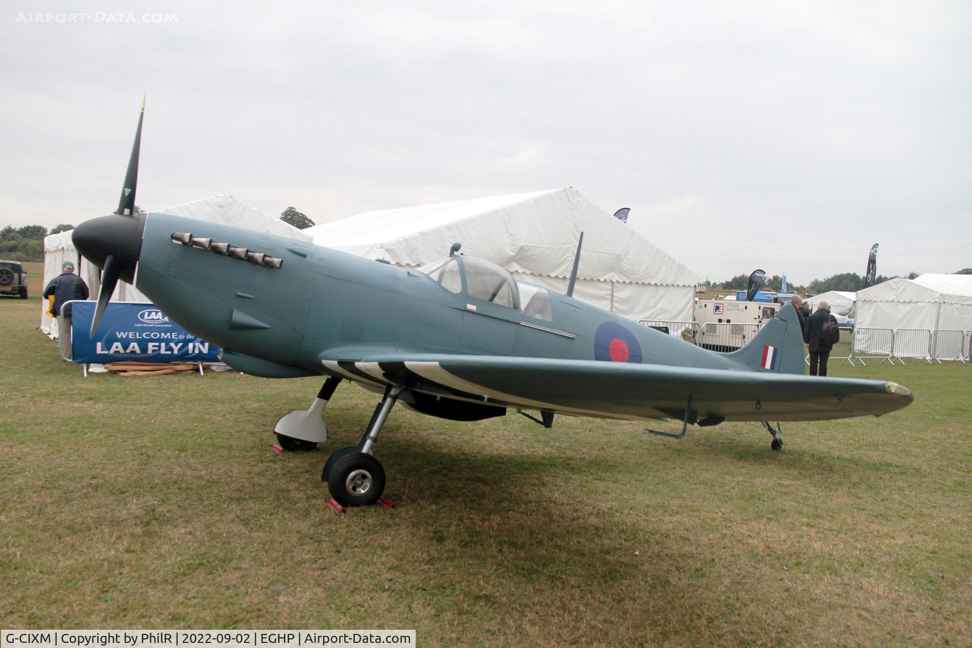 G-CIXM, 2016 Supermarine Aircraft Spitfire Mk.26 C/N PFA 324-14509, G-CIXM 'PL793' 2017 Spitfire Mk 26 LAA Rally Popham