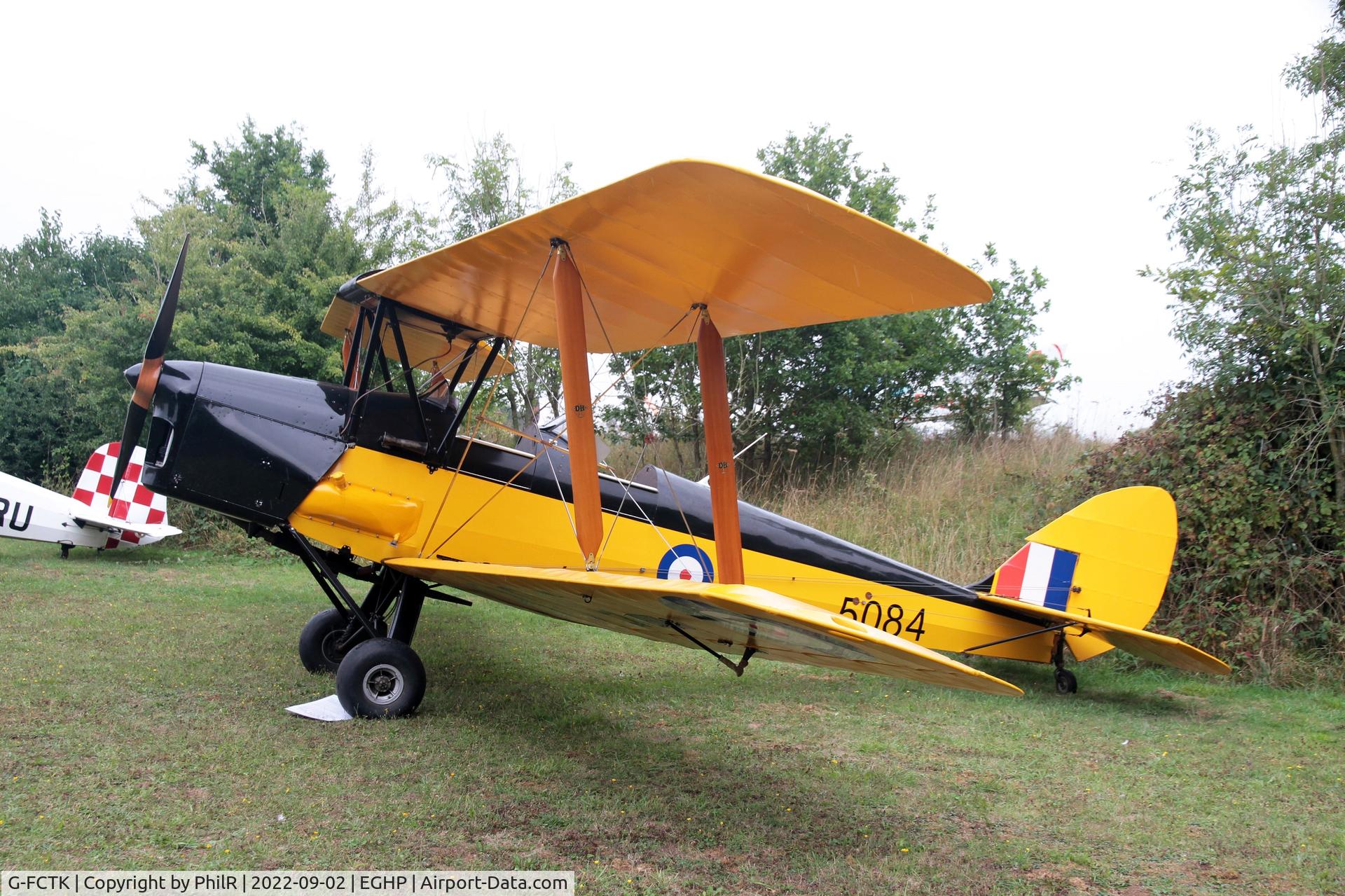 G-FCTK, 1941 De Havilland Canada DH-82C Tiger Moth C/N DHC883, G-FCTK (5087) 1941 DHC DH82C Tiger Moth LAA Rally Popham