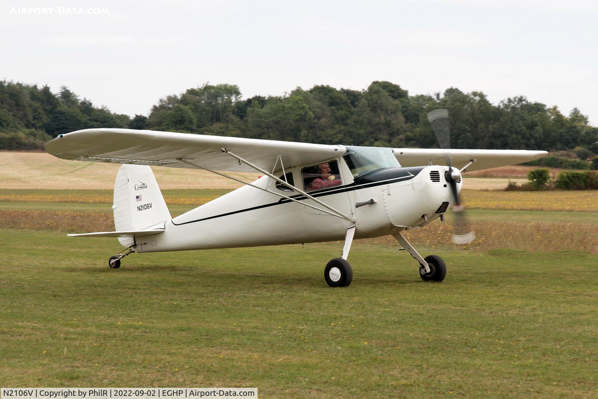 N2106V, 1948 Cessna 120 C/N 14627, N2106V 1948 Cessna 120 LAA Rally Popham