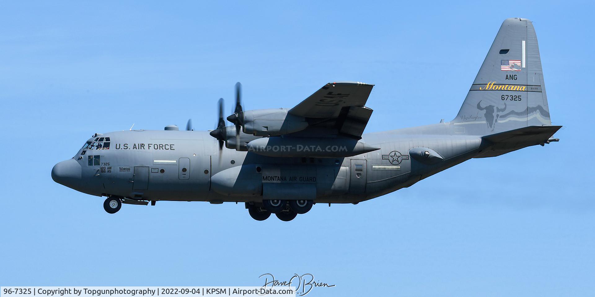 96-7325, 1997 Lockheed C-130H Hercules C/N 382-5434, 186th AS	
Great Falls, MT