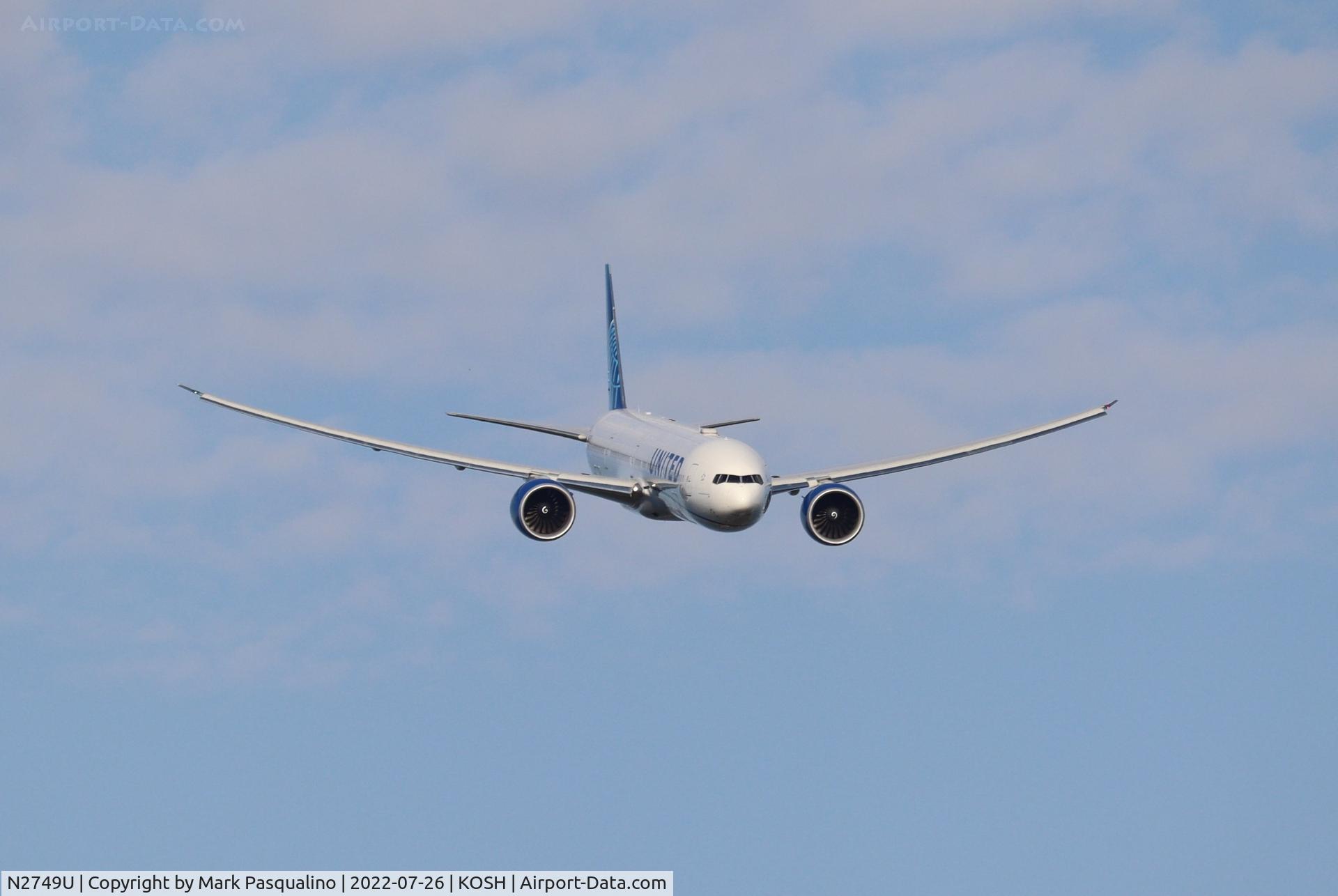 N2749U, 2019 Boeing 777-300/ER C/N 66589, Boeing 777-322/ER