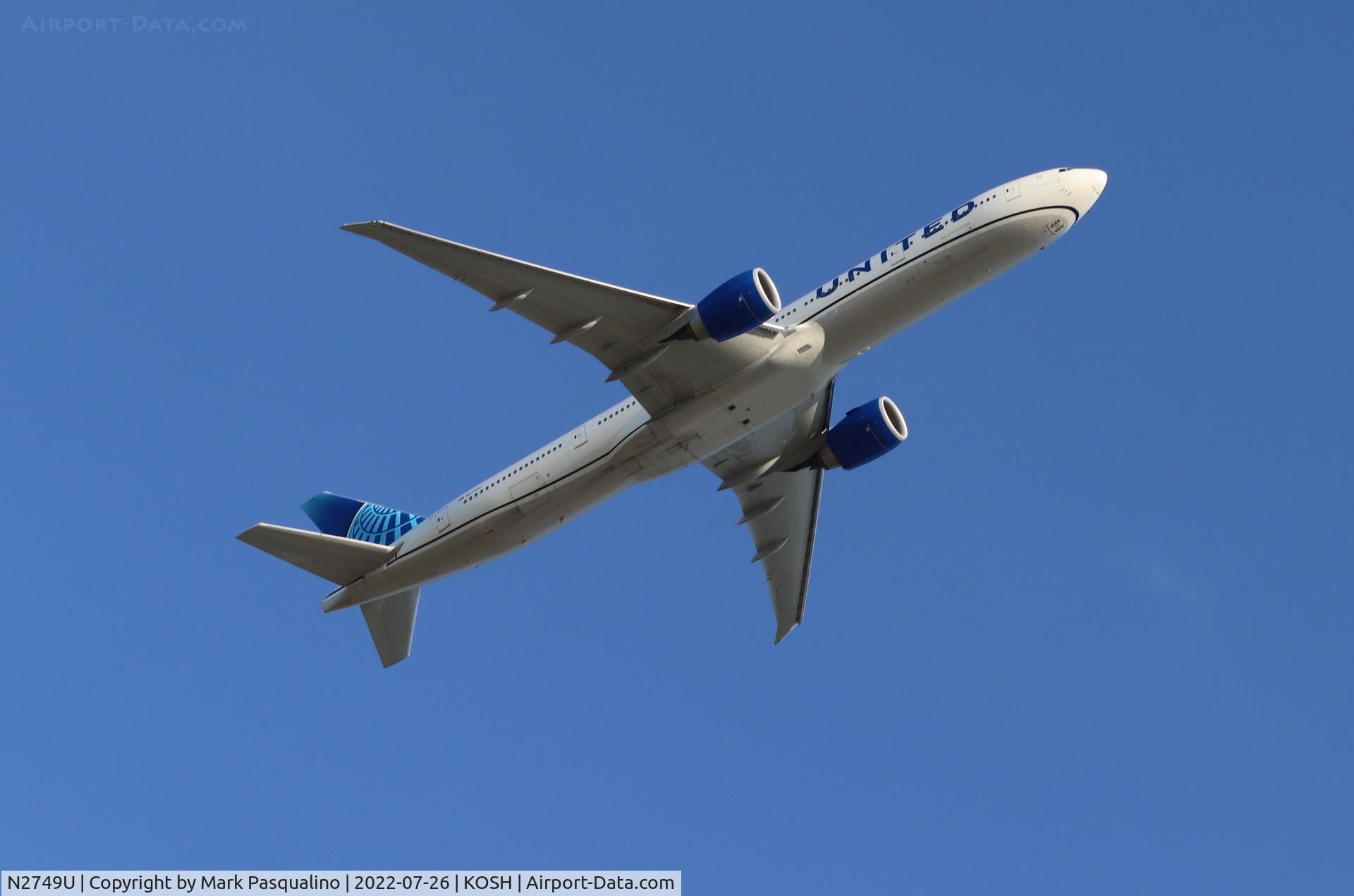 N2749U, 2019 Boeing 777-300/ER C/N 66589, Boeing 777-322ER
