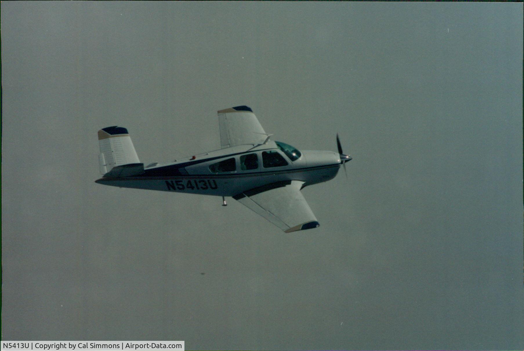 N5413U, 1967 Beech V35 Bonanza C/N D-8498, In flight over Alaska or Northern CA. Trip included stop in White Horse.