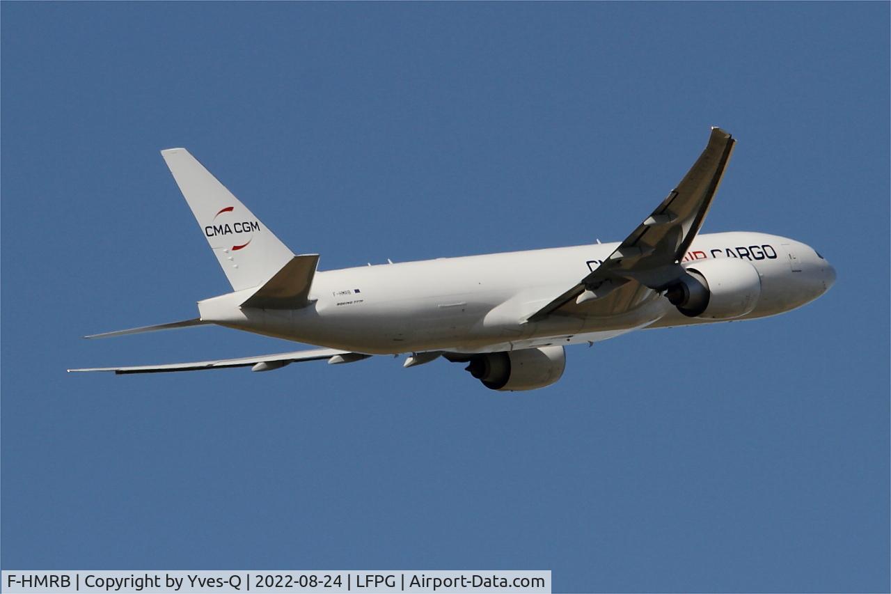 F-HMRB, 2022 Boeing 777-F C/N 67460, Boeing 777-F, Take off rwy 08L, Roissy Charles De Gaulle airport (LFPG-CDG)
