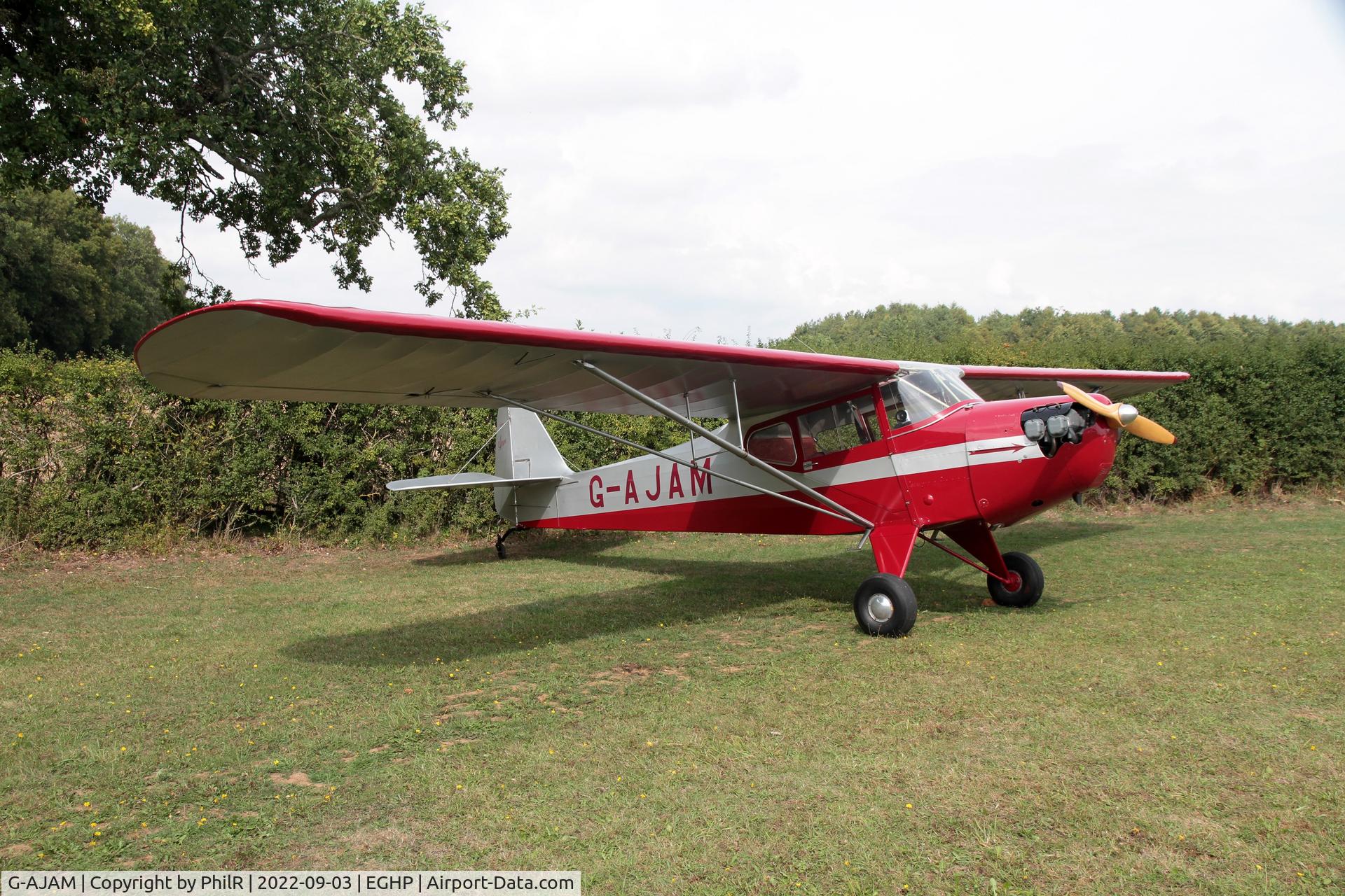 G-AJAM, 1946 Auster J-2 Arrow C/N 2371, G-AJAM 1946 Auster 5J2 Arrow LAA Rally Popham