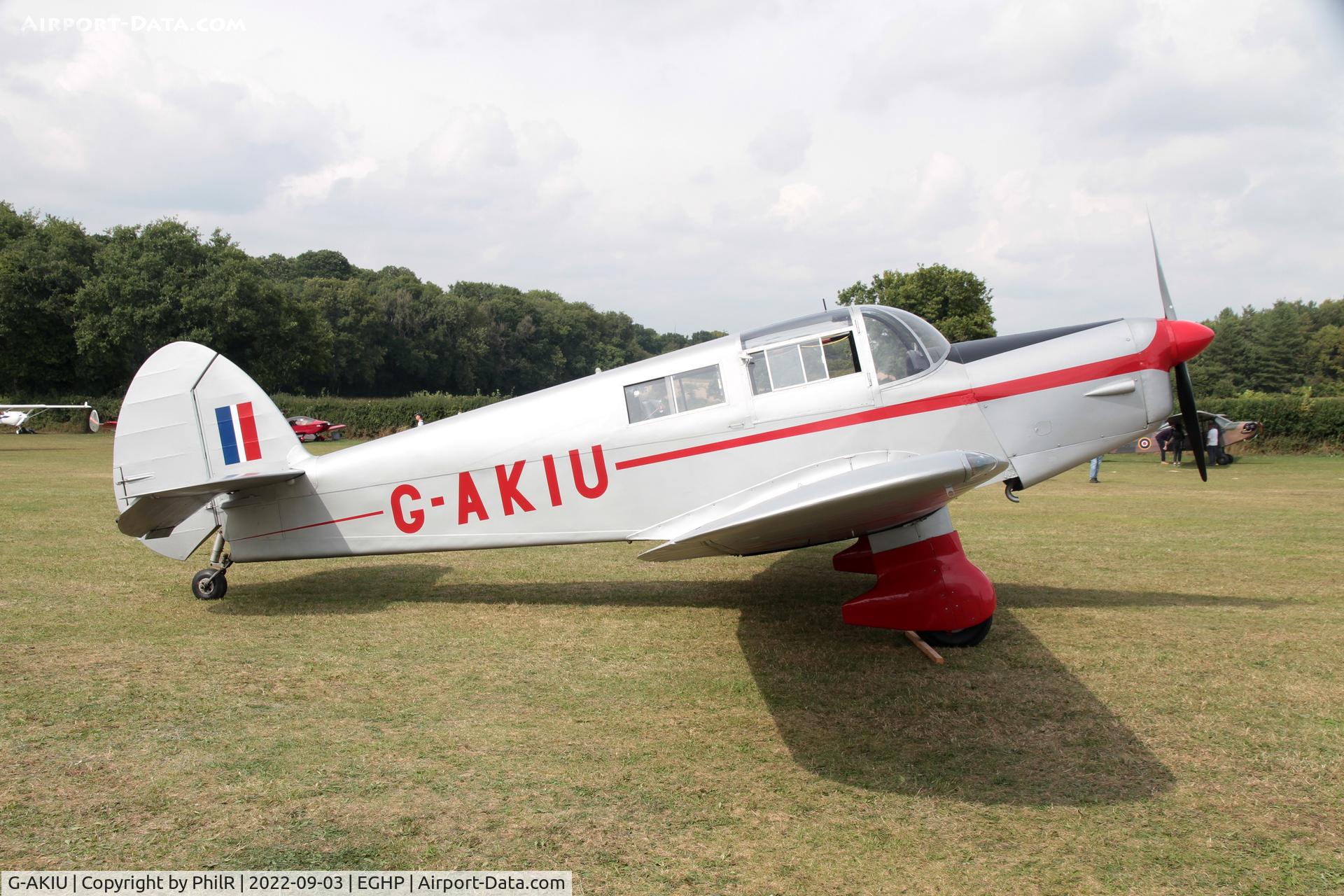 G-AKIU, 1948 Percival P-44 Proctor 5 C/N AE129, G-AKIU 1948 Percival Proctor 5 LAA Rally Popham