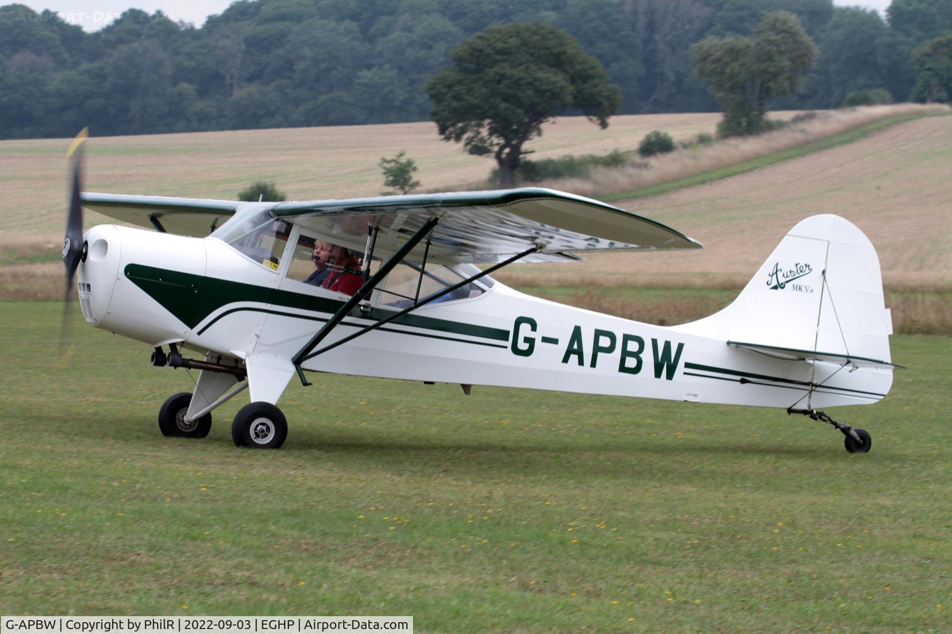 G-APBW, 1957 Auster 5A C/N 3405, G-APBW 1957 Auster 5A Alpha LAA Rally Popham