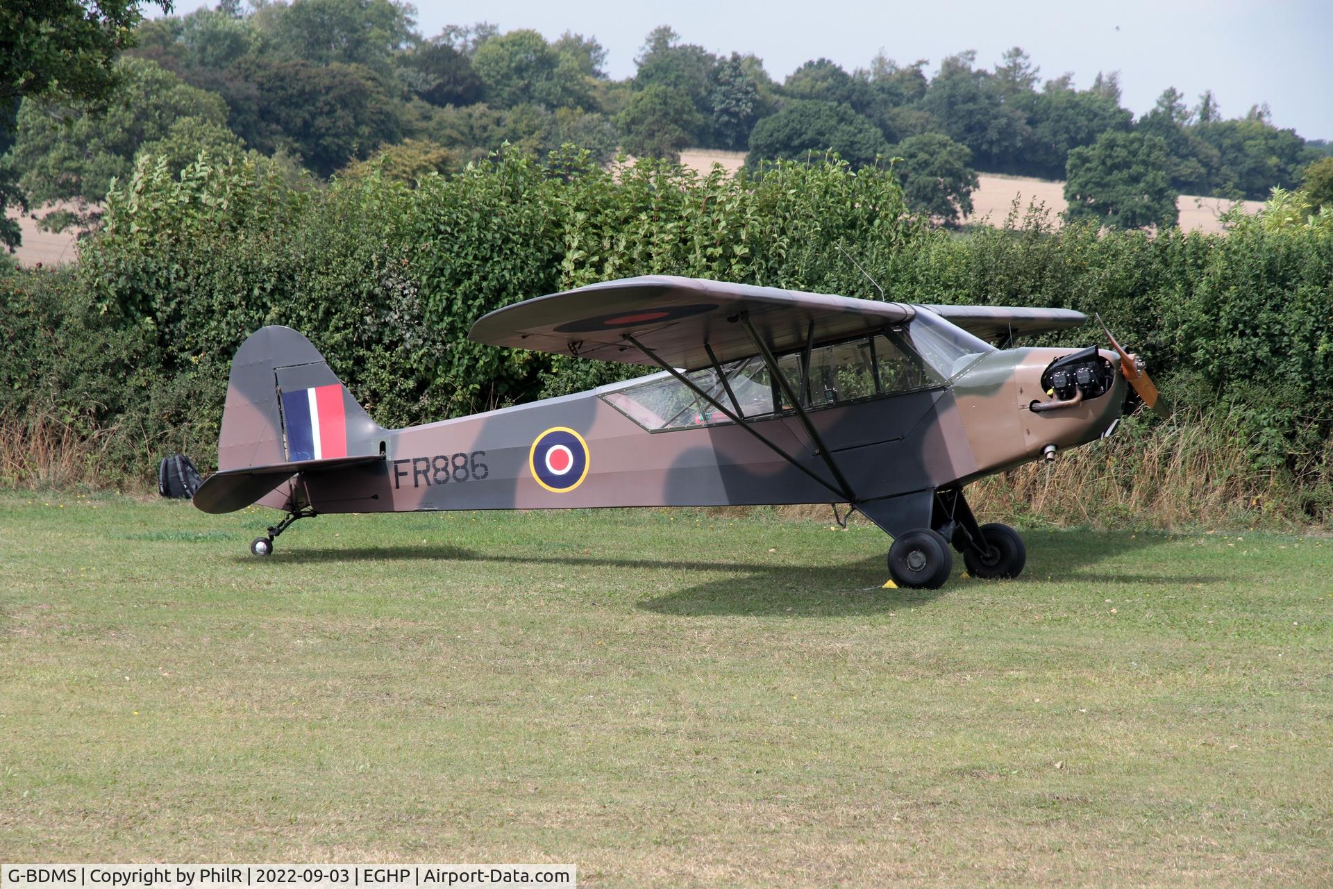 G-BDMS, 1944 Piper J3C-65 Cub Cub C/N 13049, G-BDMS (FR886) 1944 Piper J3C-65 Cub LAA Rally Popham