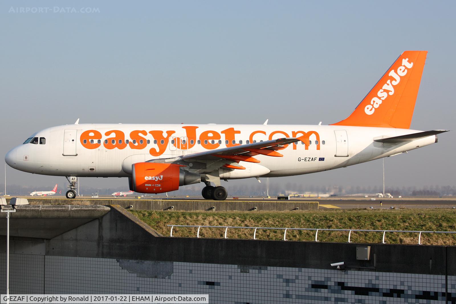G-EZAF, 2006 Airbus A319-111 C/N 2715, at spl