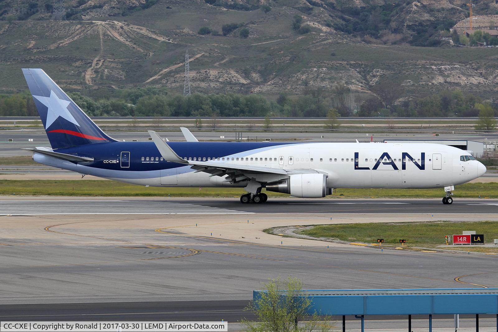 CC-CXE, 2008 Boeing 767-316/ER C/N 35696, at mad