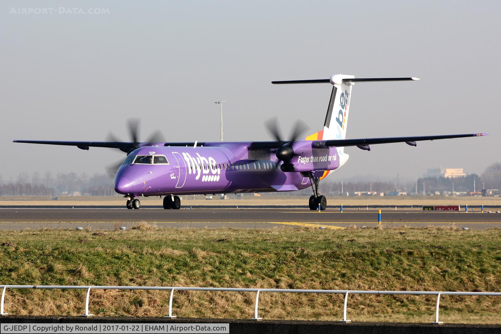 G-JEDP, 2003 De Havilland Canada DHC-8-402Q Dash 8 C/N 4085, at spl