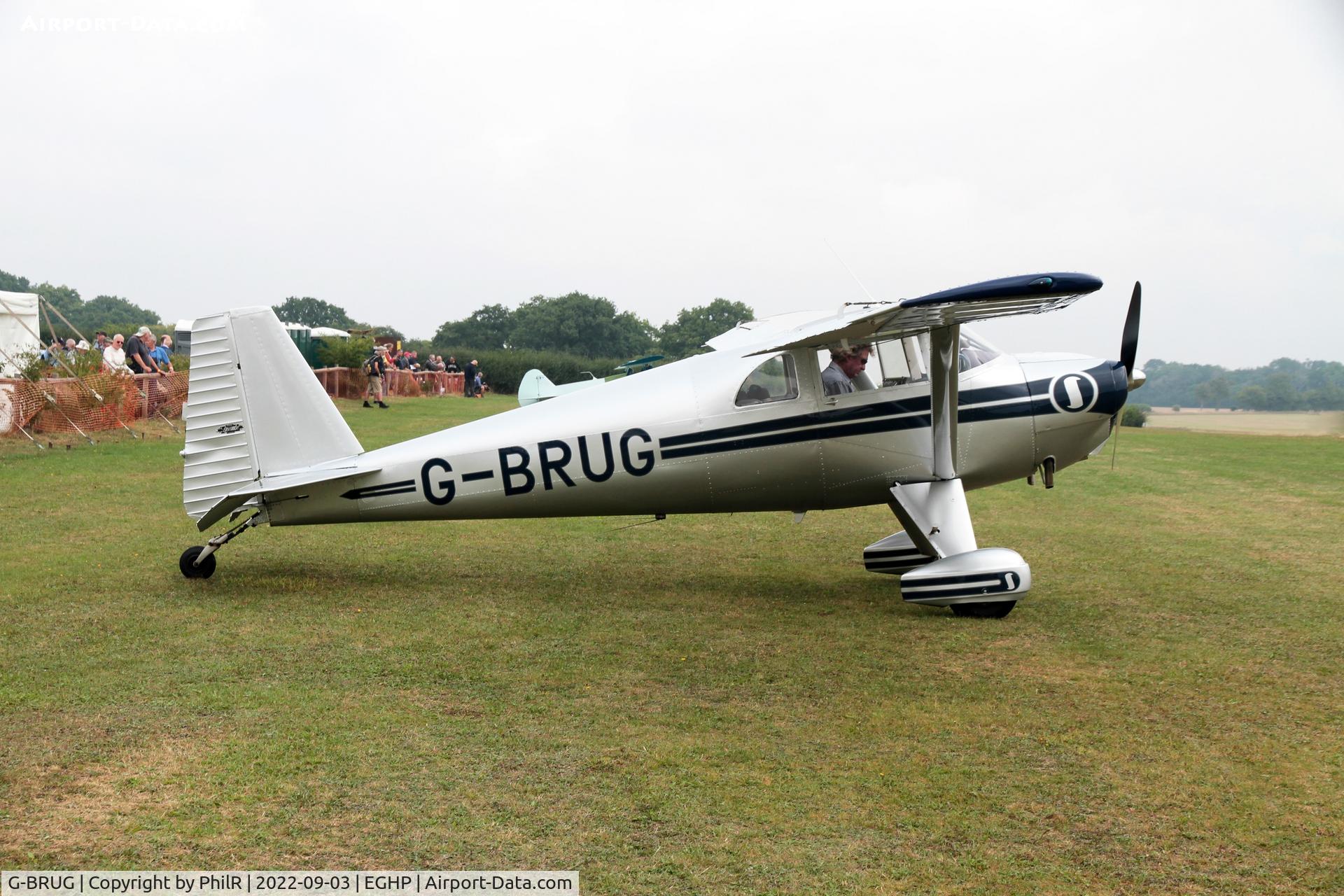 G-BRUG, 1946 Luscombe 8E Silvaire C/N 4462, G-BRUG 1946 Luscombe 8E Silvaire Deluxe LAA Rally Popham