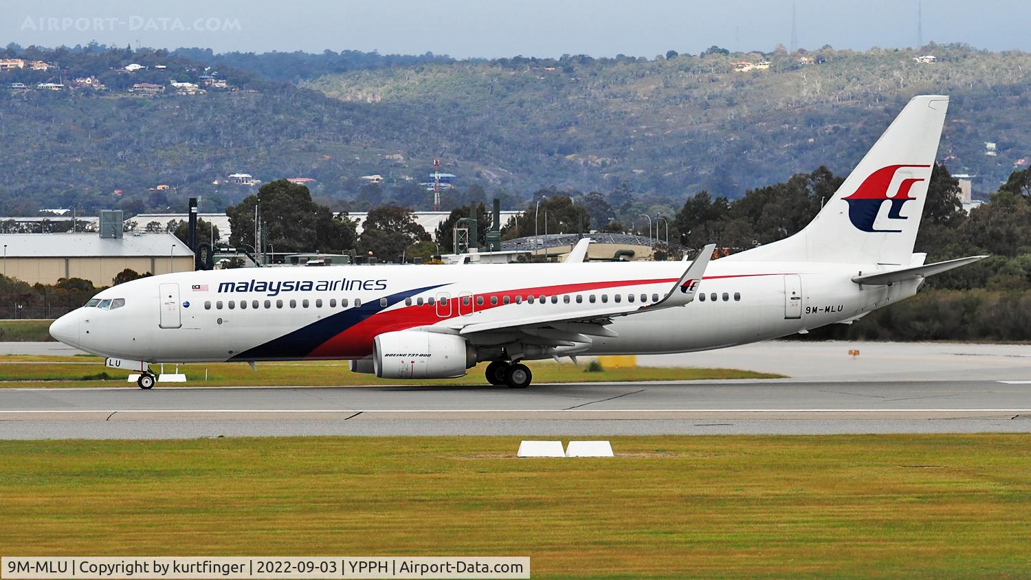 9M-MLU, 2014 Boeing 737-8H6 C/N 39940, Boeing 737-8H6 cn 39940_4872. MAS 9M-MLU rwy 03 departure YPPH 03 September 2022