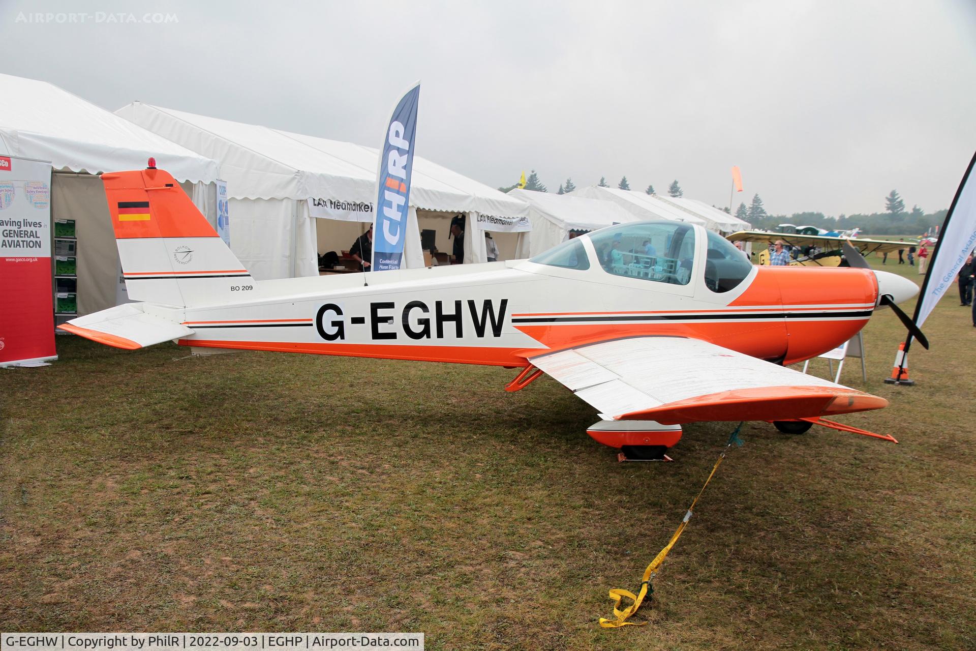 G-EGHW, 1984 Bolkow Bo-209 Monsun 150FV C/N 170, G-EGHW 1971 Bolkow Bö 209 Monsun LAA Rally Popham