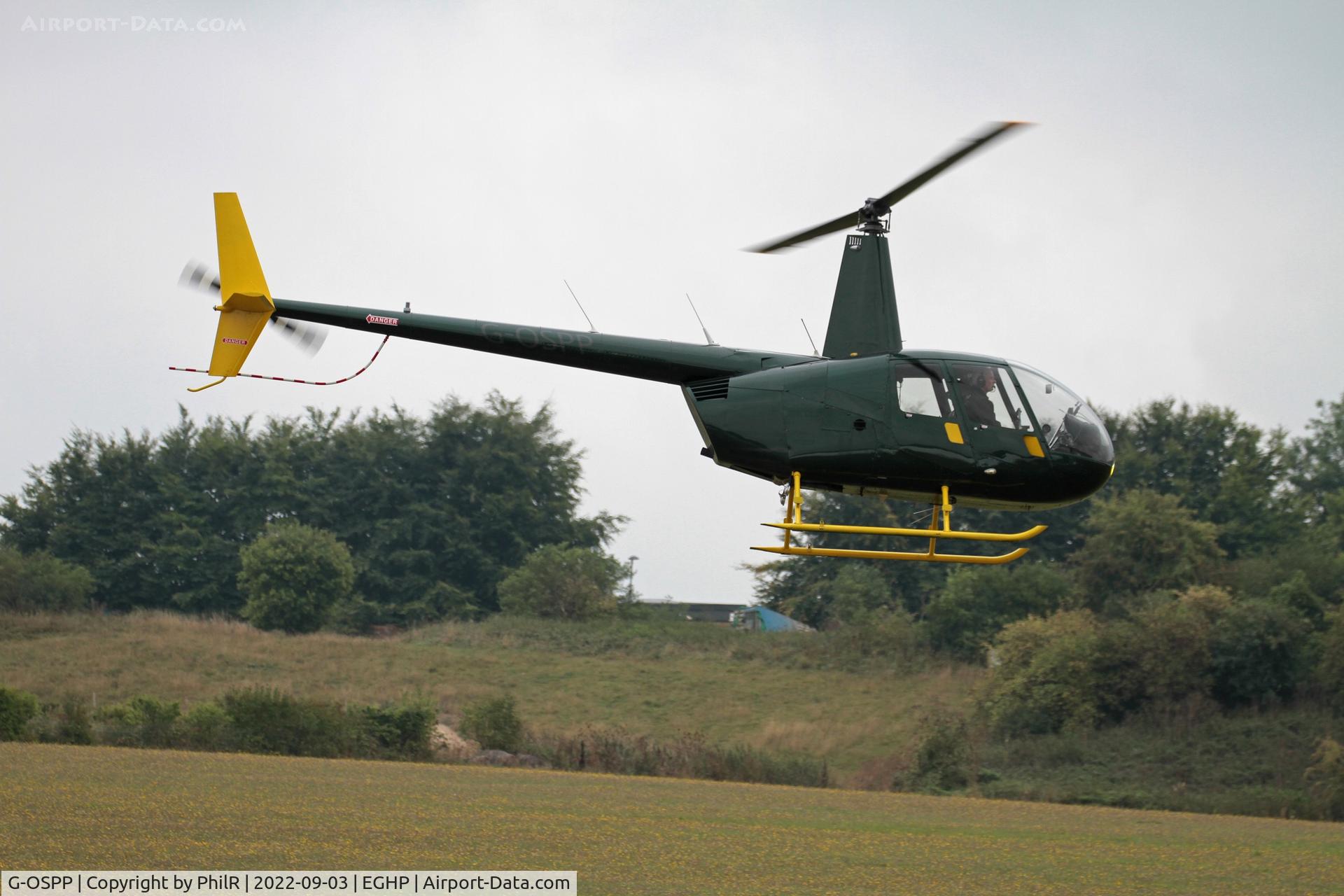G-OSPP, 1999 Robinson R44 Clipper II C/N 10632, G-OSPP 1999 Robinson R44 Clipper LAA Rally Popham(3)