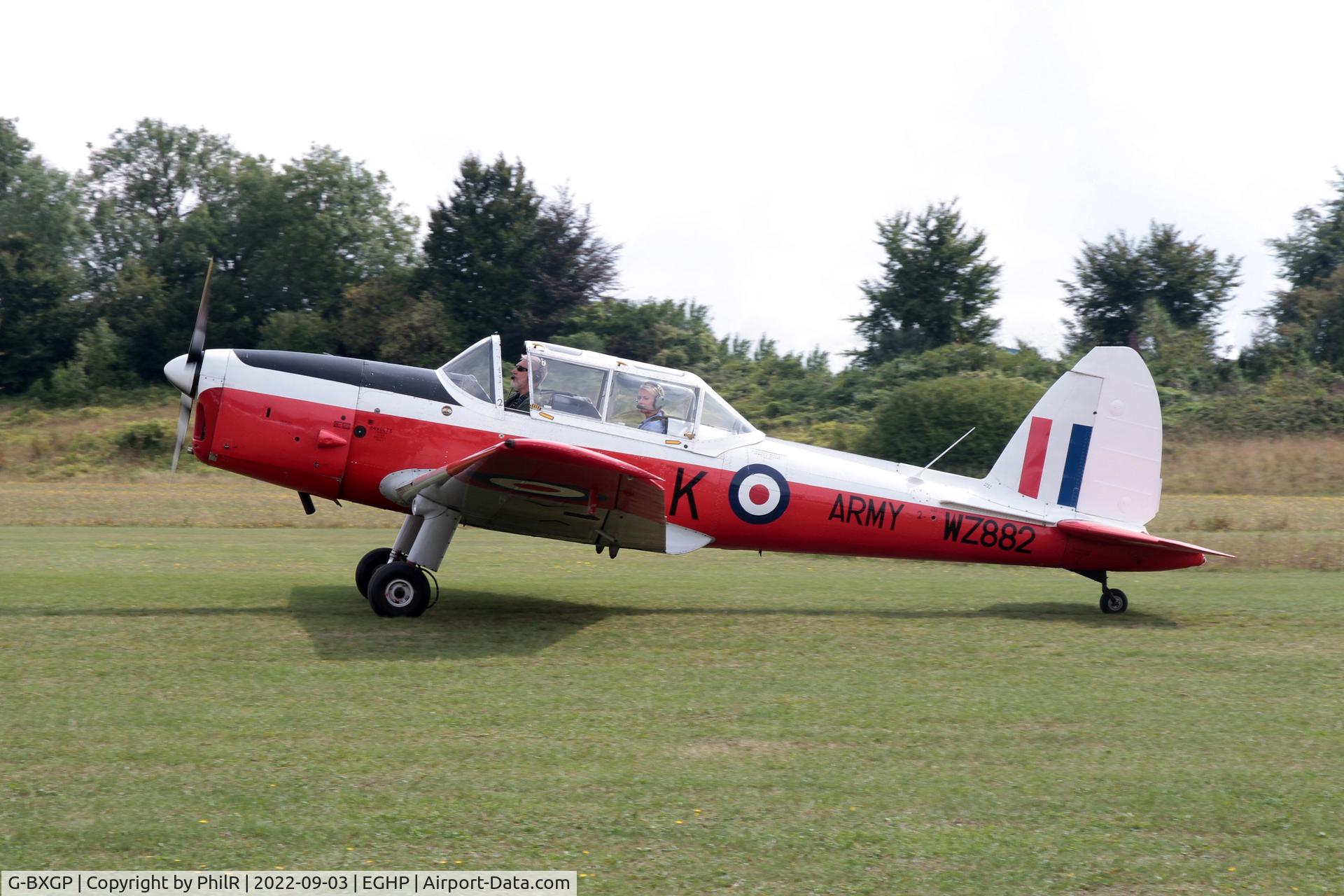 G-BXGP, 1953 De Havilland DHC-1 Chipmunk T.10 C/N C1/0927, WZ882 (G-BXGP) 1953 DHC-1 Chipmunk T10 LAA Rally Popham
