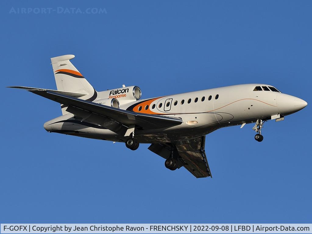 F-GOFX, 1994 Dassault Falcon 900B C/N 145, Dassault Falcon Service DSF99IS from base aérienne 125 Istres-Le Tubé
