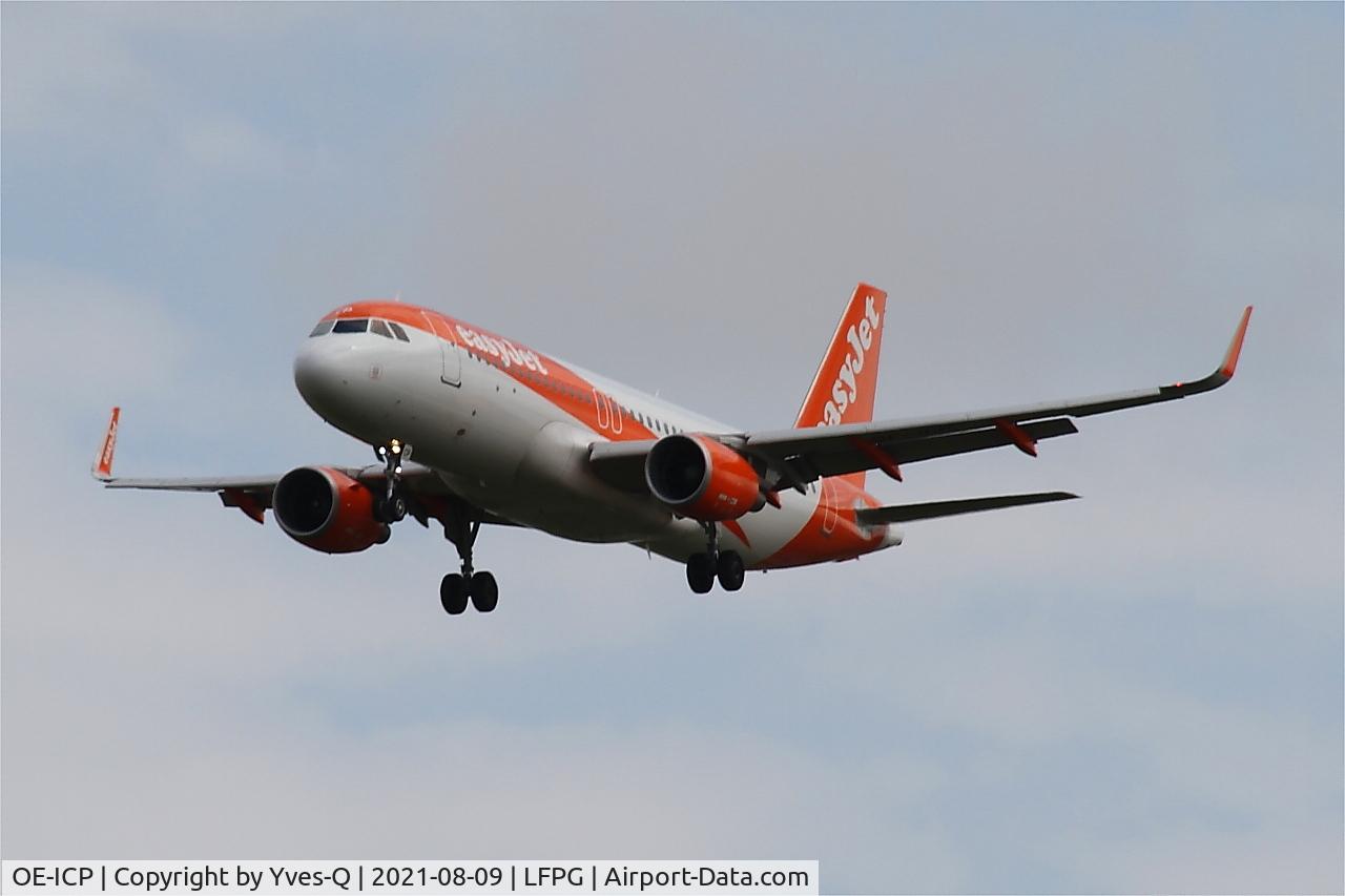OE-ICP, 2015 Airbus A320-214 C/N 6605, Airbus A320-214, Short approach rwy 26L, Roissy Charles De Gaulle airport (LFPG-CDG)