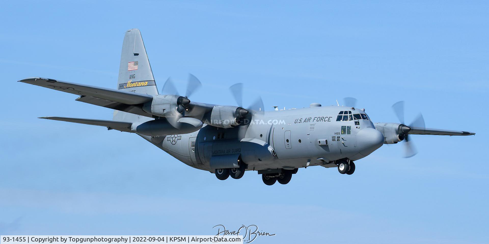 93-1455, 1993 Lockheed C-130H Hercules C/N 382-5360, REACH187