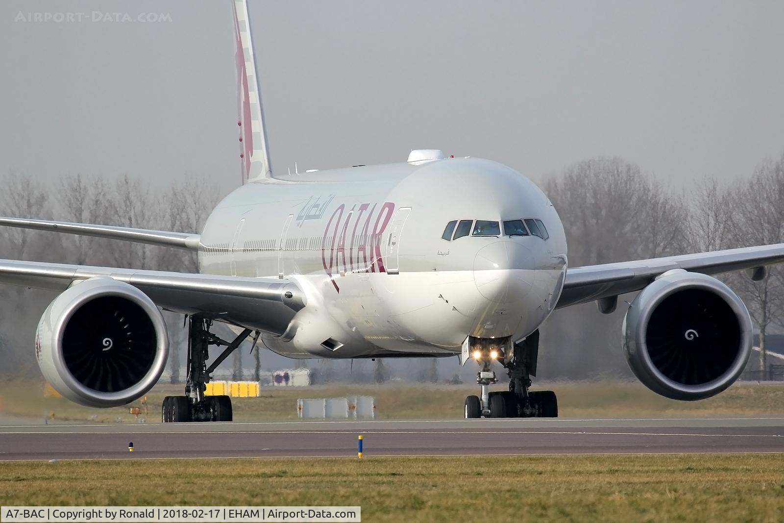 A7-BAC, 2008 Boeing 777-3DZ/ER C/N 36010/731, at spl