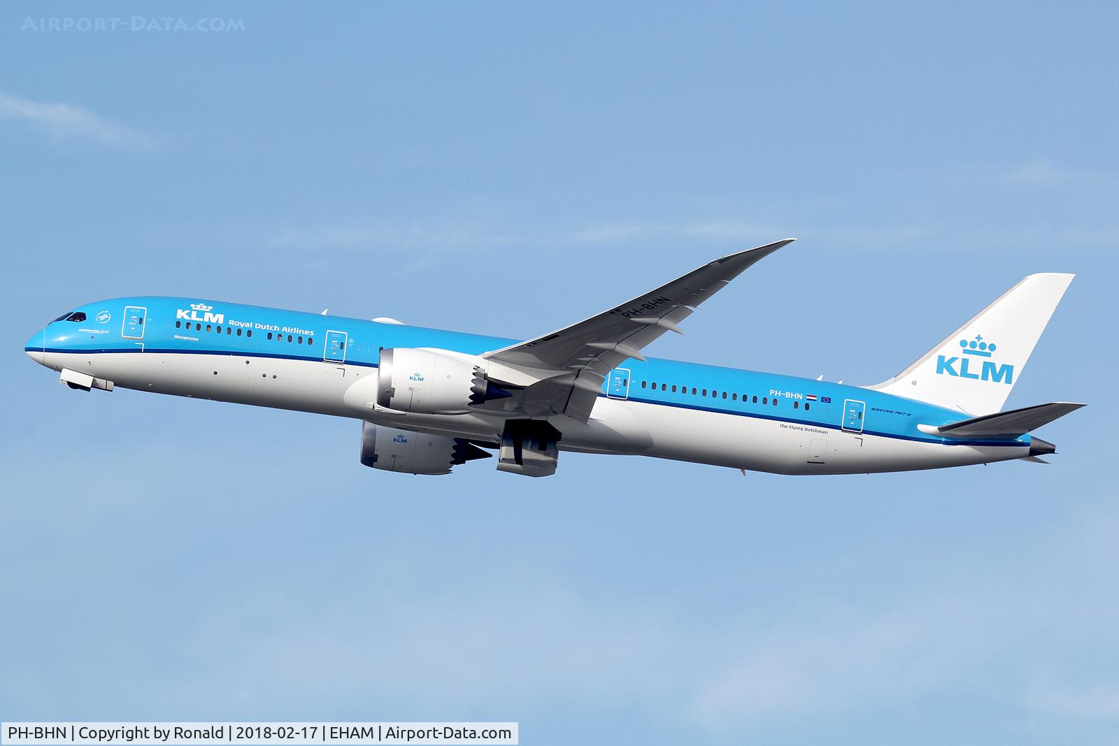 PH-BHN, 2018 Boeing 787-9 Dreamliner C/N 42491, at spl