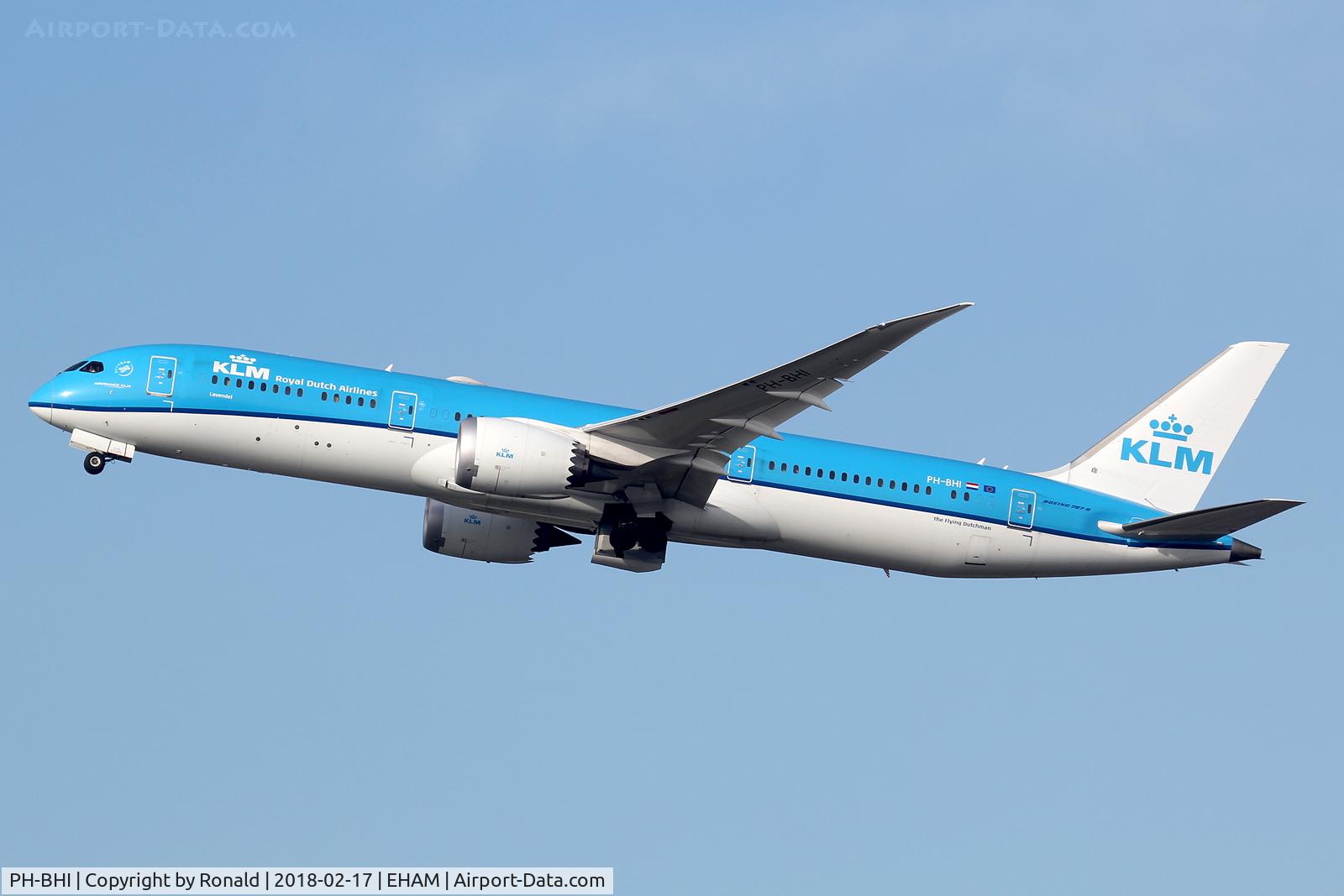 PH-BHI, 2016 Boeing 787-9 Dreamliner C/N 38755, at spl