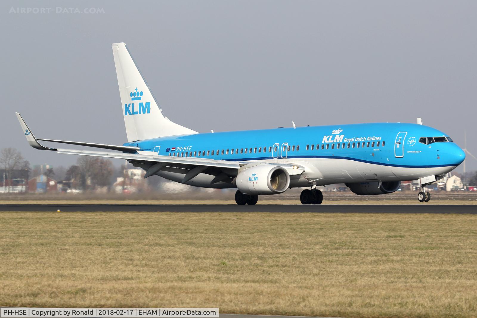 PH-HSE, 2011 Boeing 737-8K2 C/N 39259, at spl