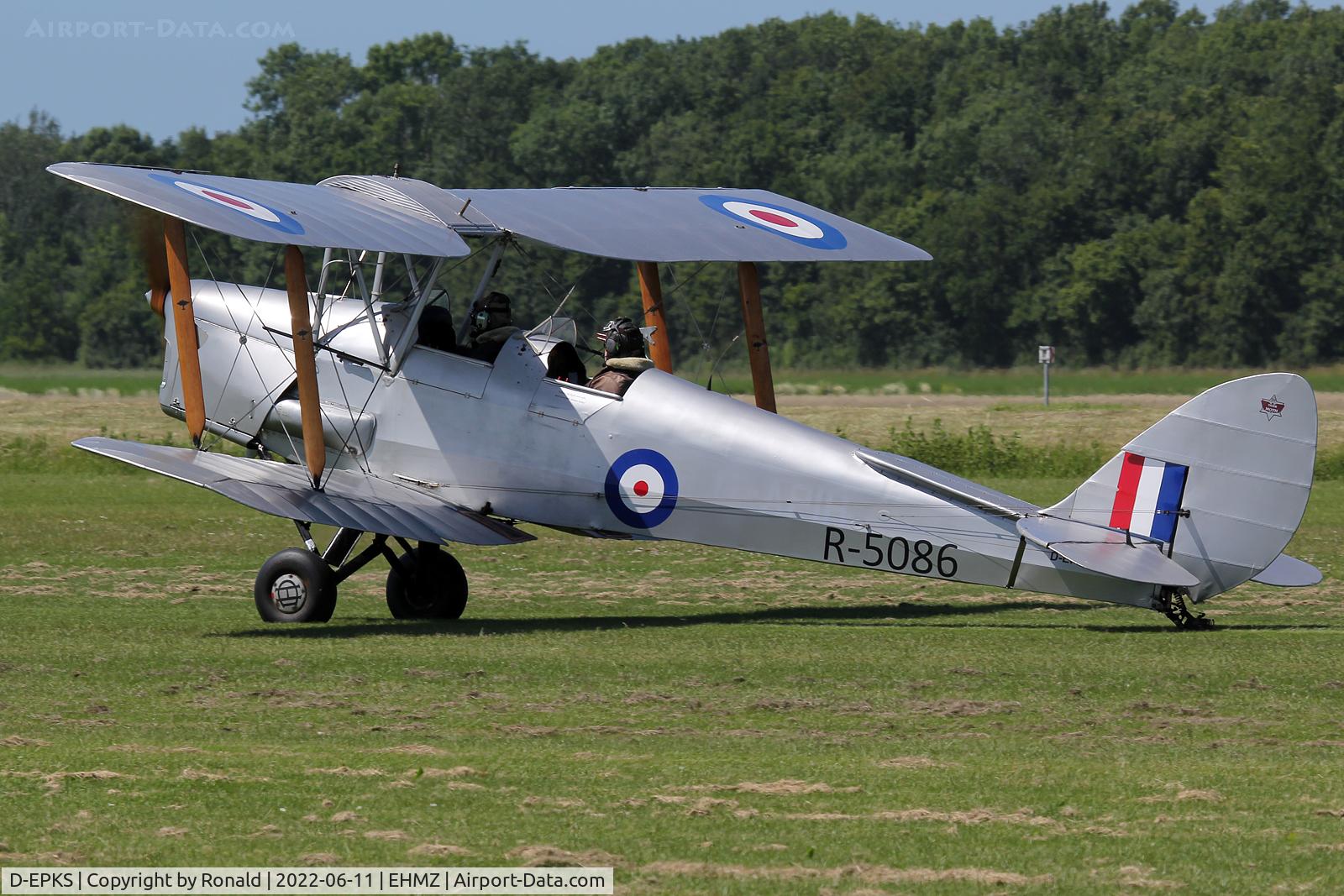 D-EPKS, 1939 De Havilland DH-82A Tiger Moth II C/N 82981, at ehmz