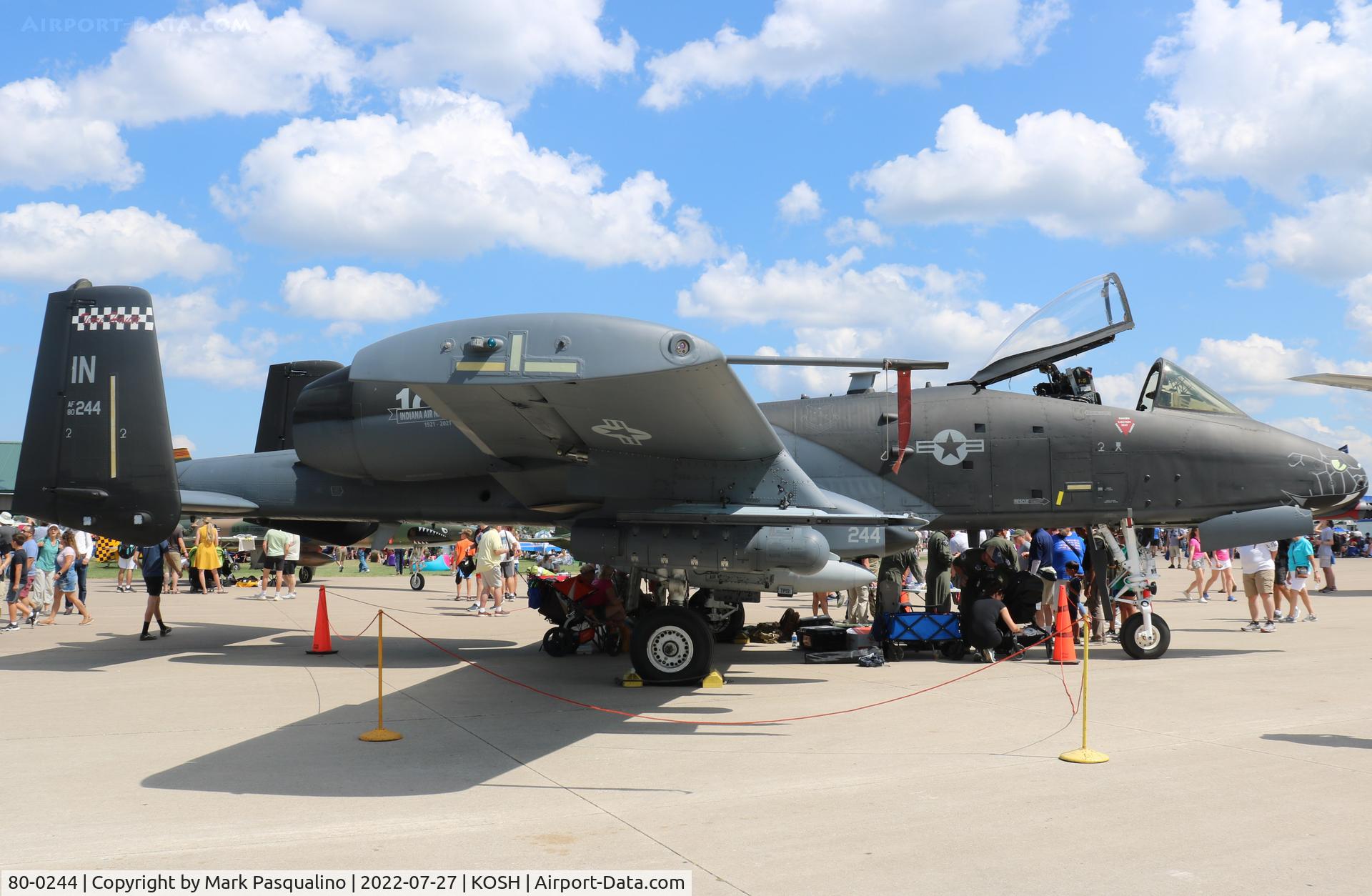 80-0244, 1980 Fairchild Republic A-10C Thunderbolt II C/N A10-0594, Fairchild Republic A-10C Thunderbolt II