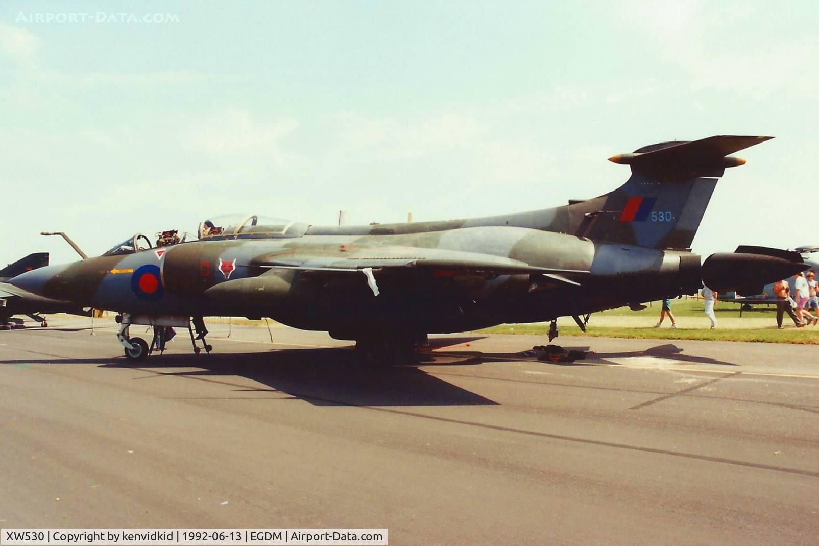XW530, 1970 Hawker Siddeley Buccaneer S.2B C/N B3-06-69, At Boscombe Down, scanned from print.