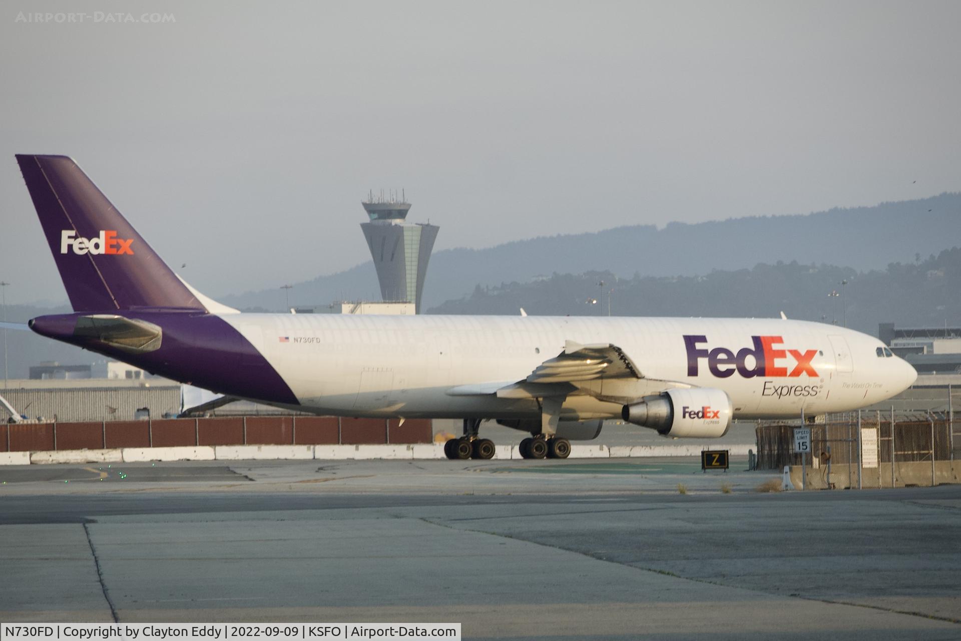 N730FD, 1992 Airbus A300B4-622R C/N 659, SFO 2022.