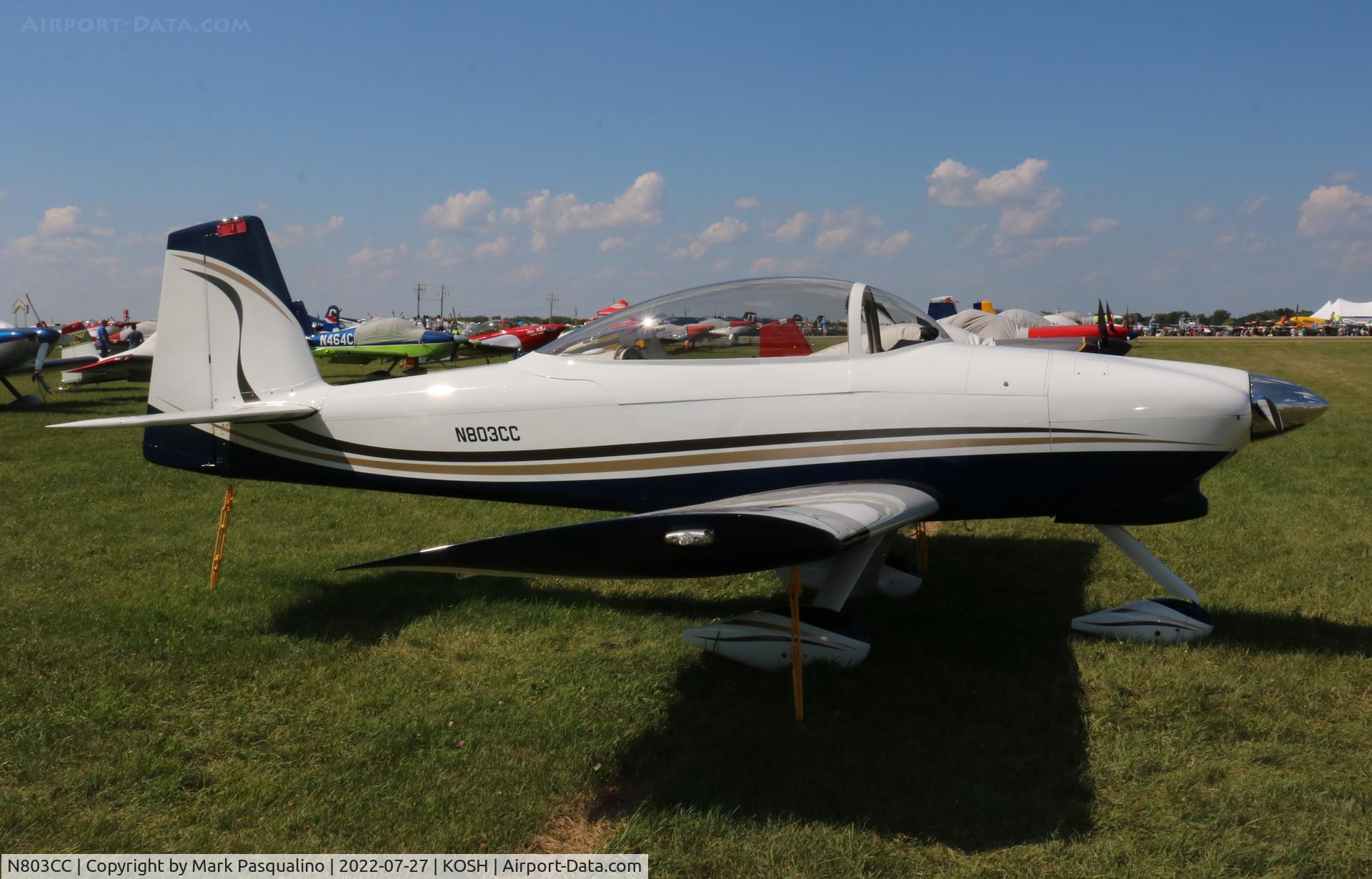 N803CC, 2003 Vans RV-8A C/N 80770, Vans RV-8A