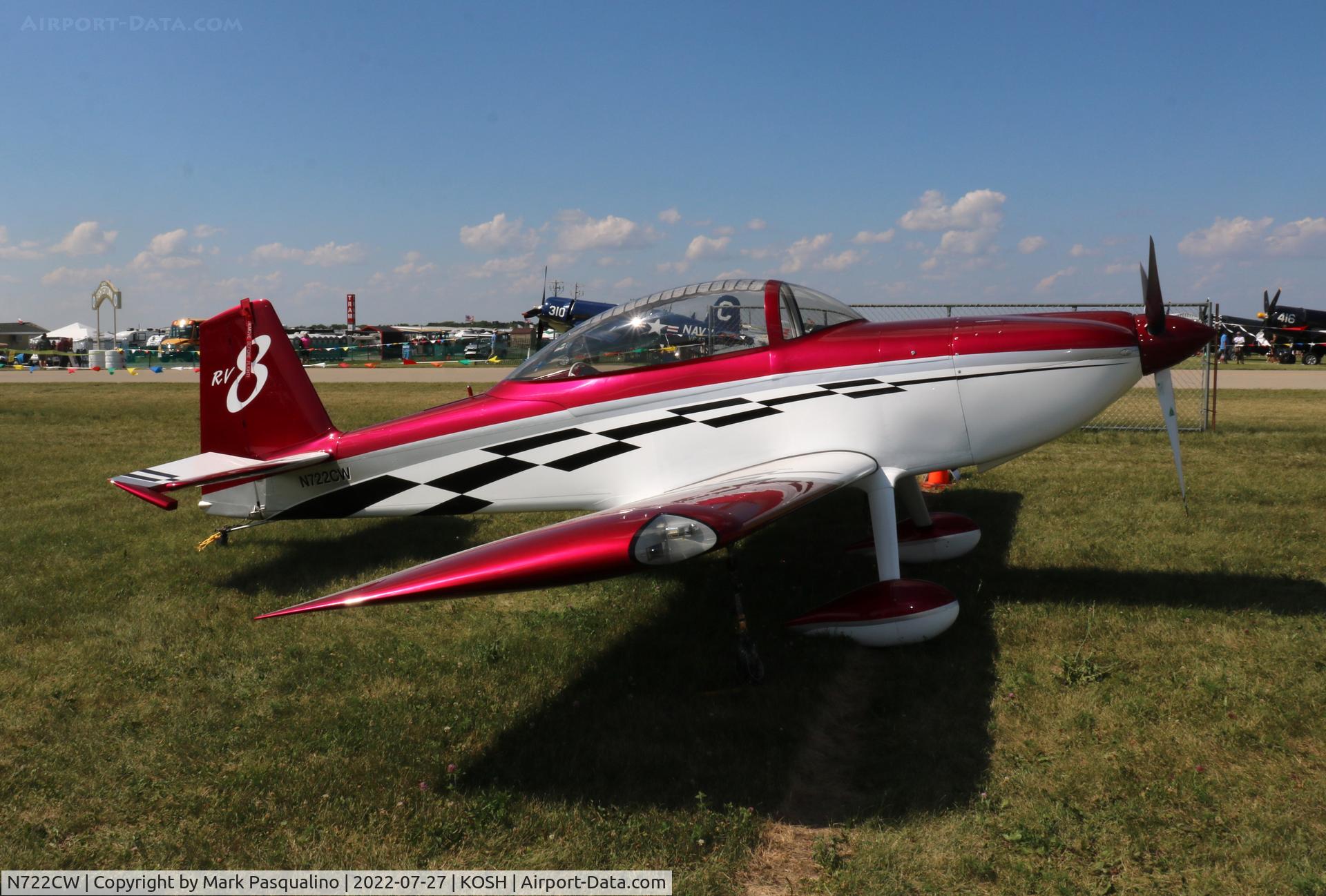 N722CW, 2021 Vans RV-8 C/N 83413, Vans RV-8