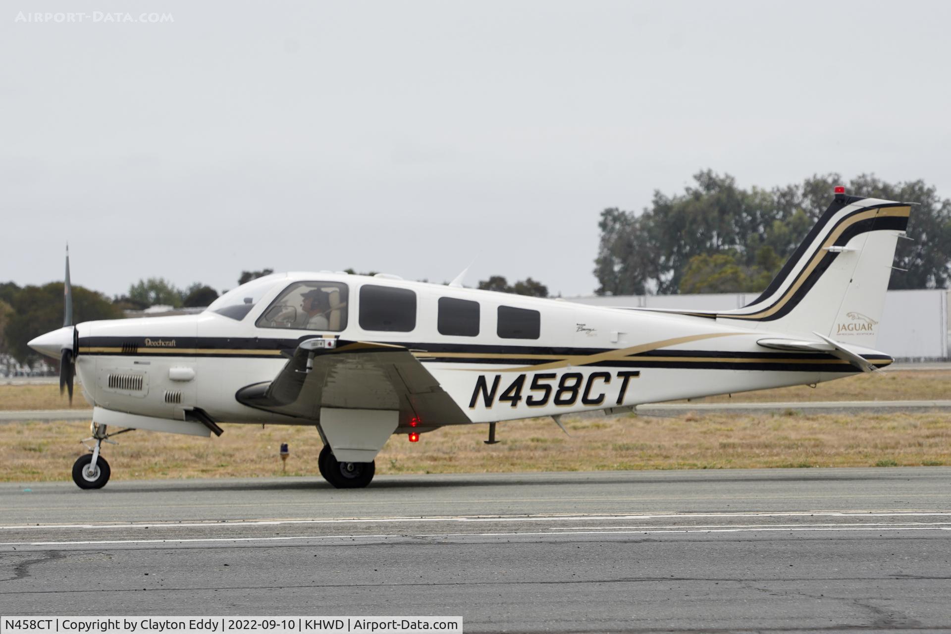 N458CT, 2000 Raytheon Aircraft Company B36TC Bonanza C/N EA-661, Hayward Airport in California 2022.